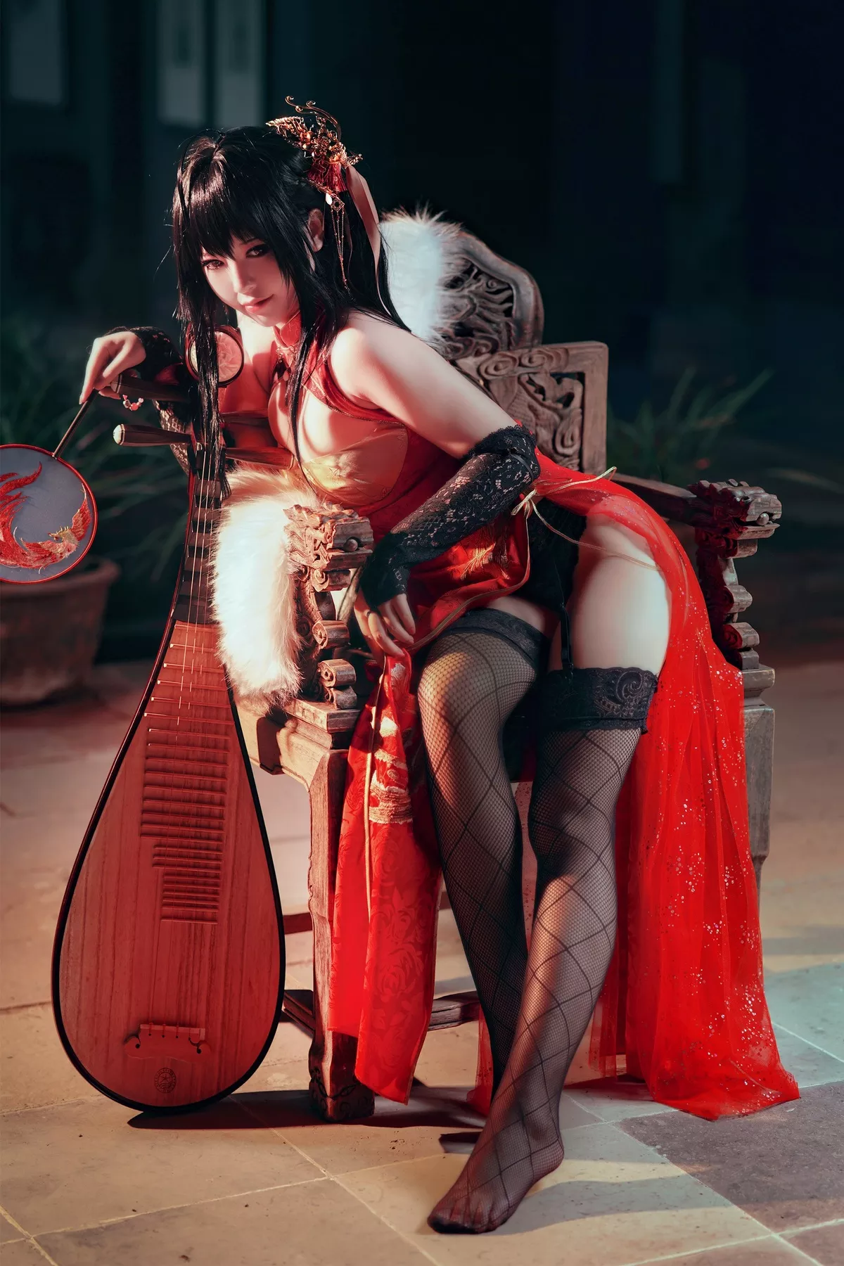 福报 Cosplay 旗袍 大凤 美人 【半半子】