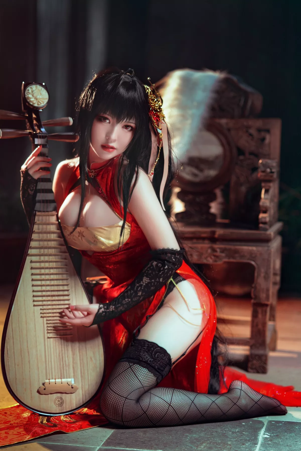 福报 Cosplay 旗袍 大凤 美人 【半半子】