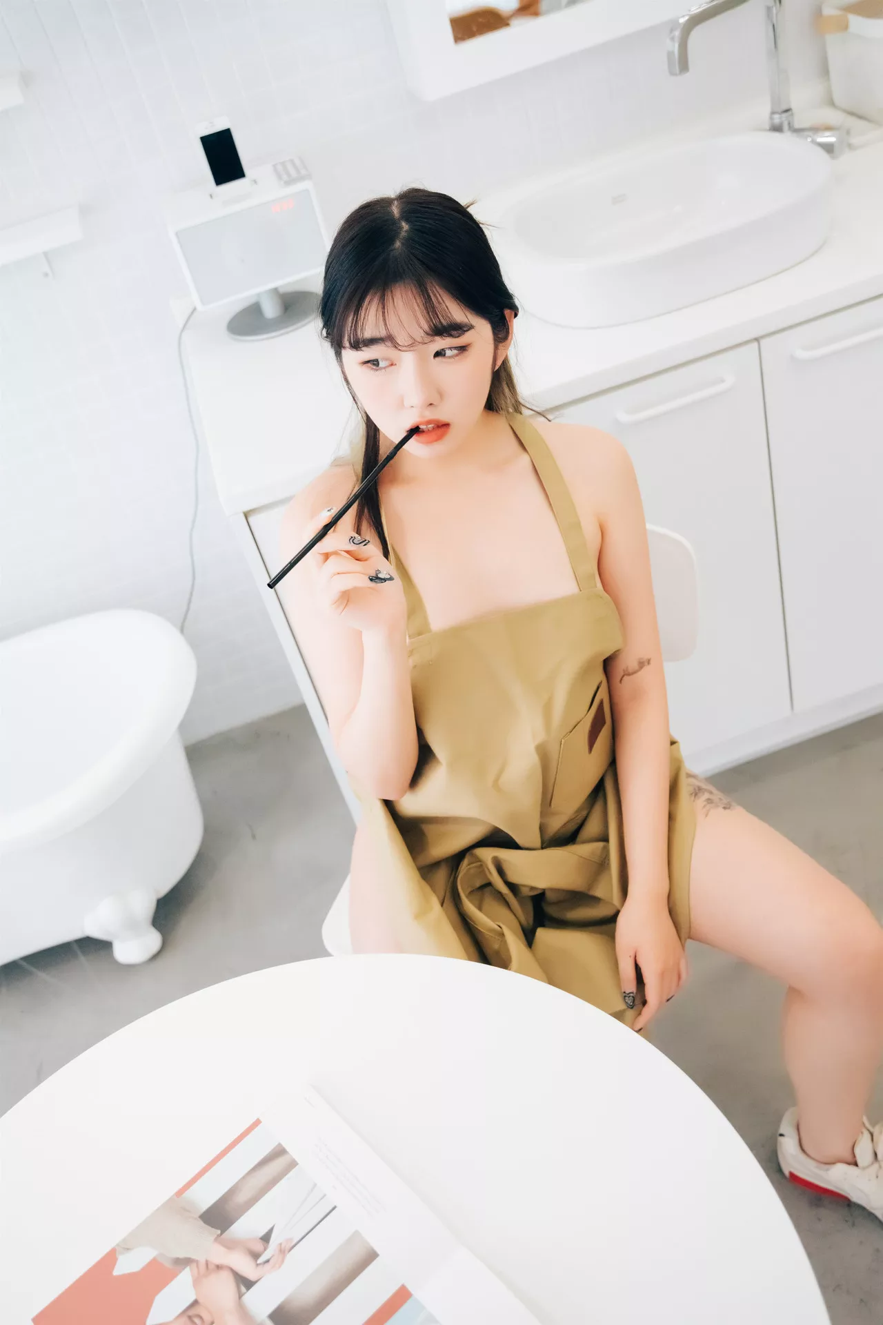 艺术图】 全集修正 艺术图 Sonson 淫惰丫头 韩国 丽人 韩国 Nude 丽人 【Loozy Apron