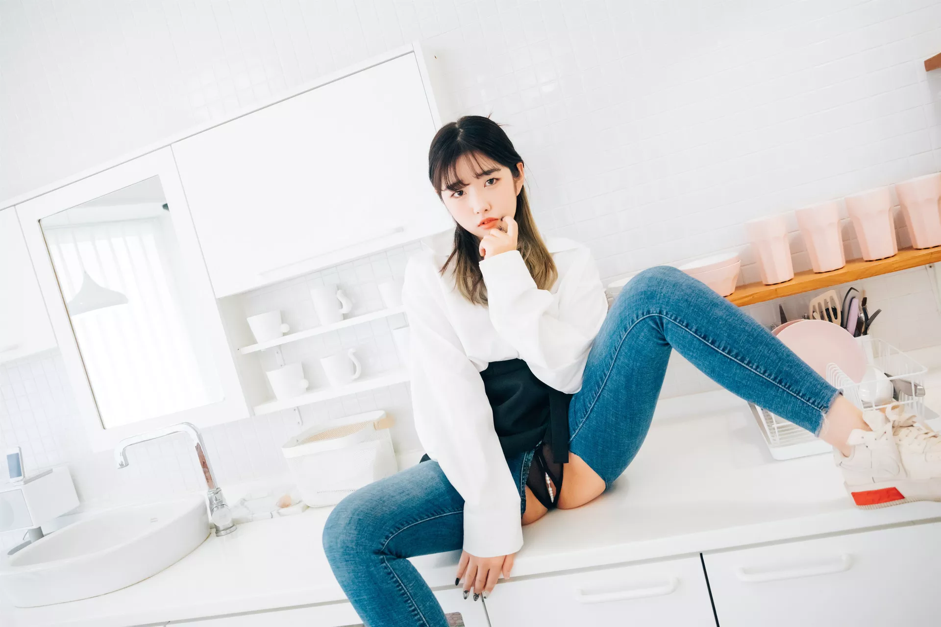 艺术图】 全集修正 艺术图 Sonson 淫惰丫头 韩国 丽人 韩国 Nude 丽人 【Loozy Apron