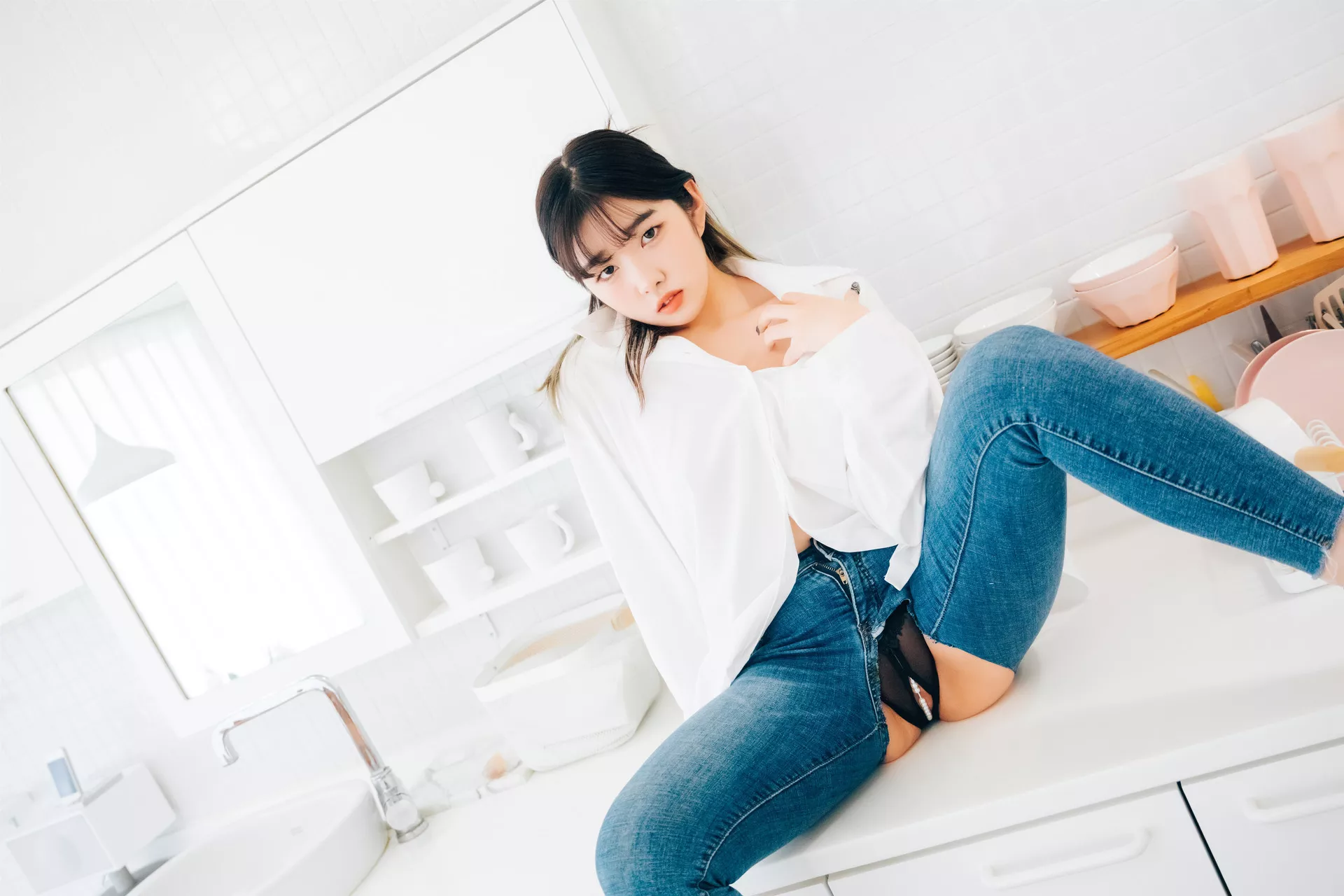艺术图】 全集修正 艺术图 Sonson 淫惰丫头 韩国 丽人 韩国 Nude 丽人 【Loozy Apron