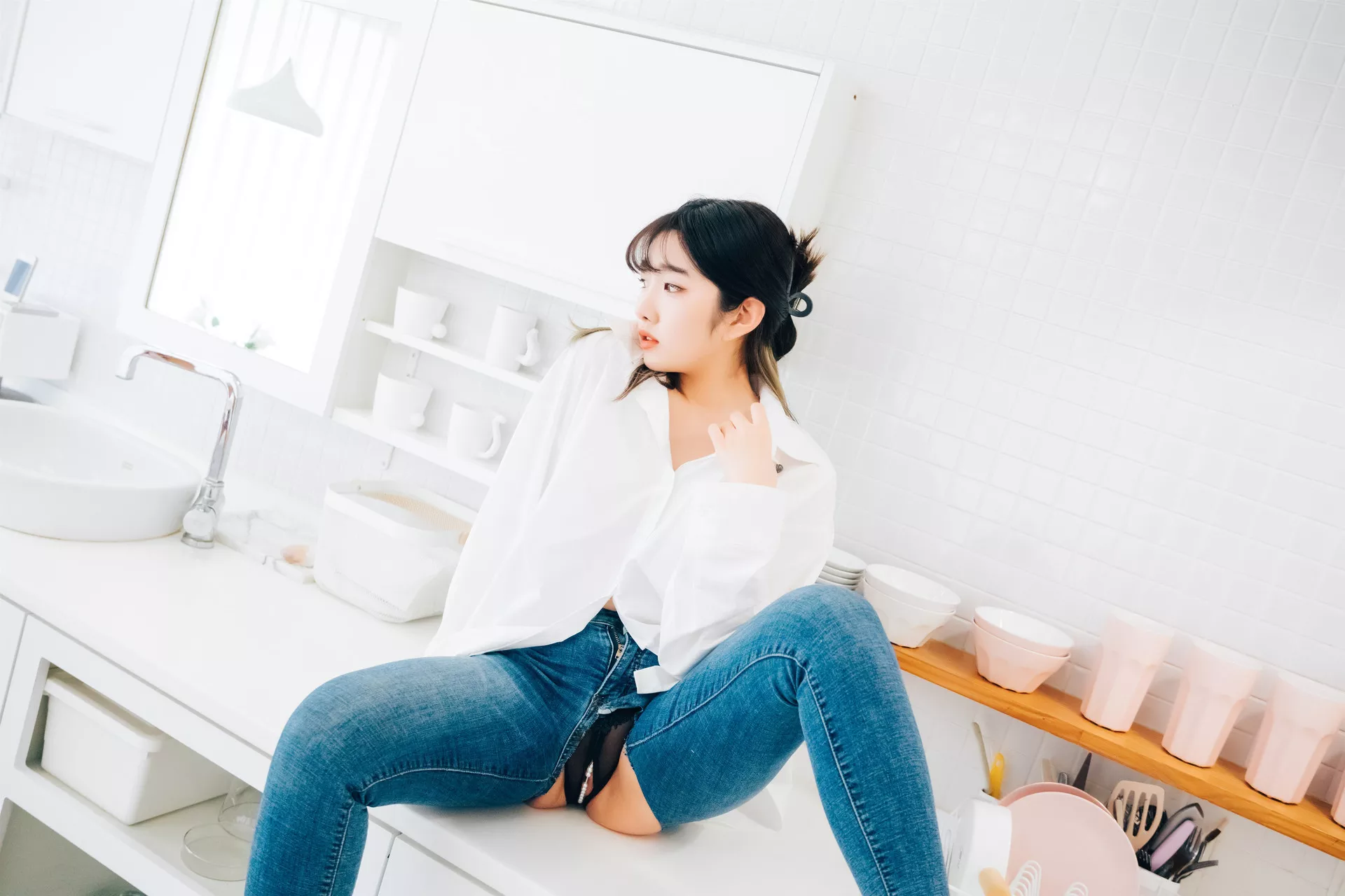 艺术图】 全集修正 艺术图 Sonson 淫惰丫头 韩国 丽人 韩国 Nude 丽人 【Loozy Apron