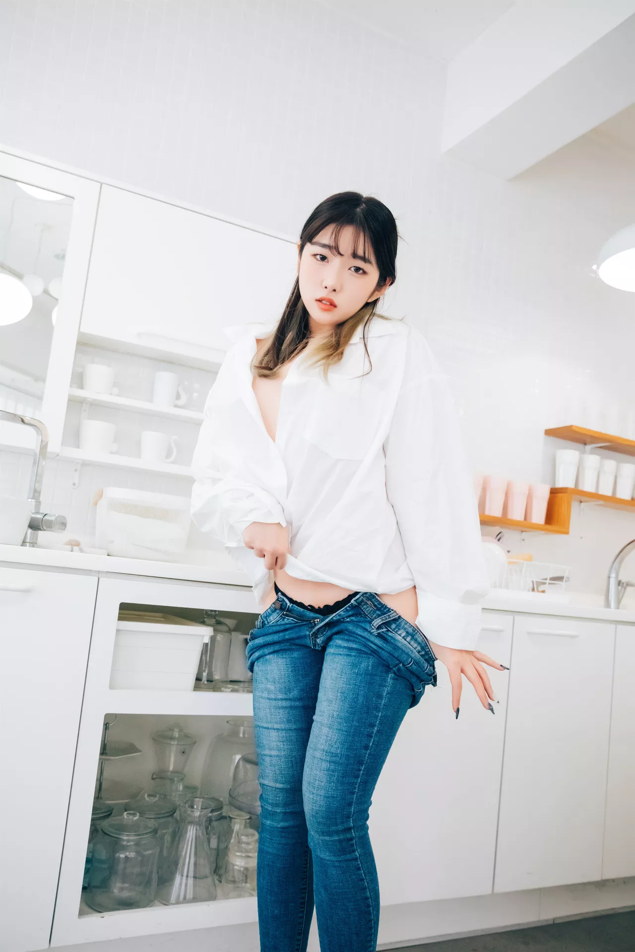 艺术图】 全集修正 艺术图 Sonson 淫惰丫头 韩国 丽人 韩国 Nude 丽人 【Loozy Apron