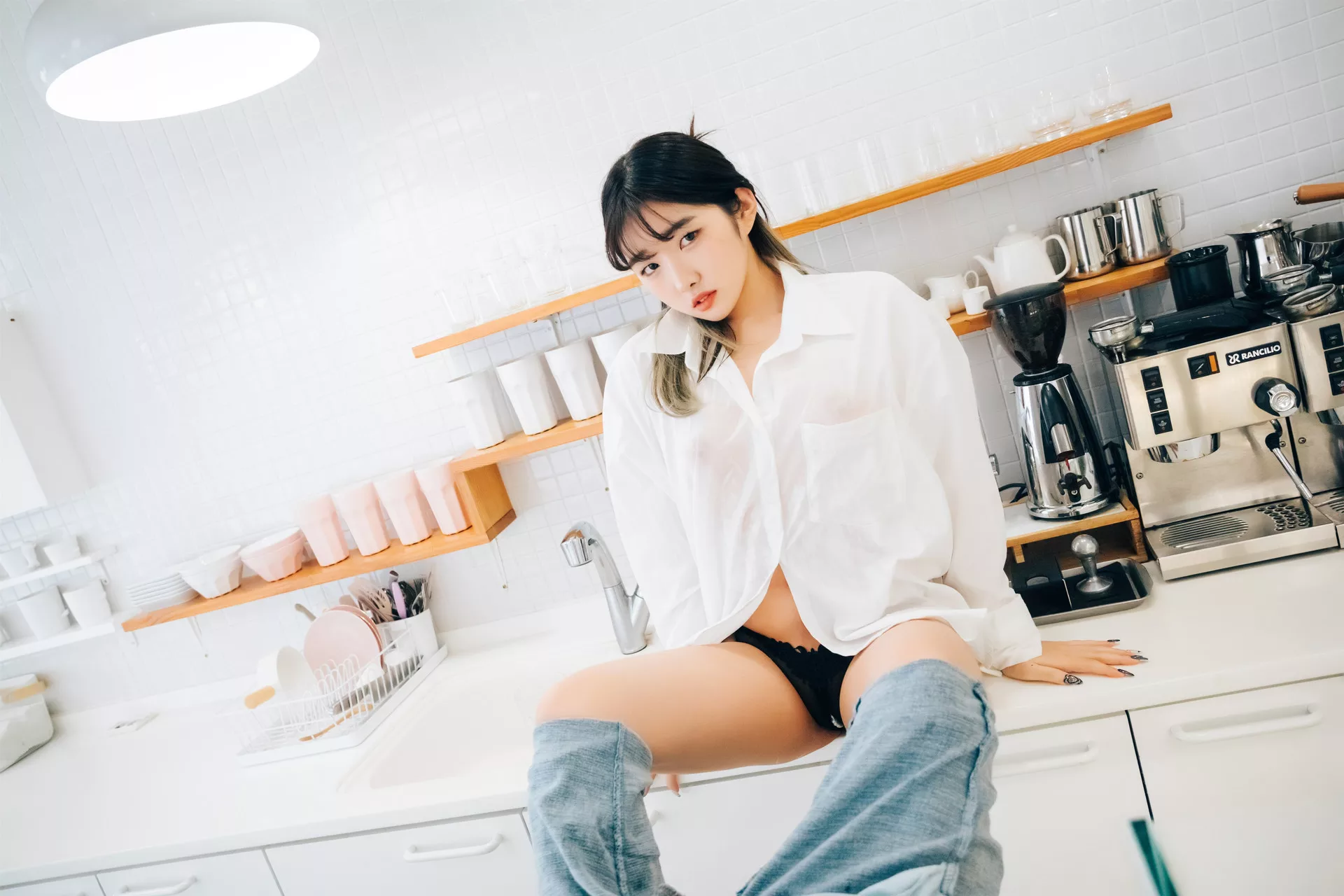 艺术图】 全集修正 艺术图 Sonson 淫惰丫头 韩国 丽人 韩国 Nude 丽人 【Loozy Apron