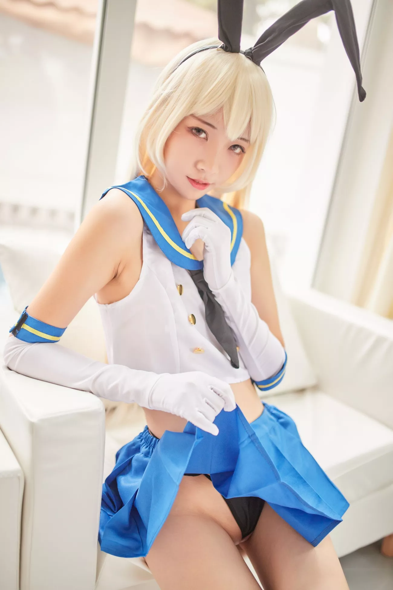 西瓜菇凉 高清写真套图 《C服岛风菇凉》