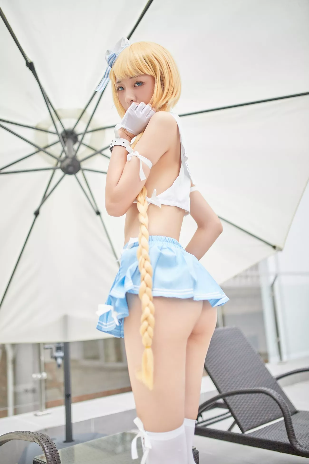 西瓜菇凉 高清写真套图 《C服岛风菇凉》