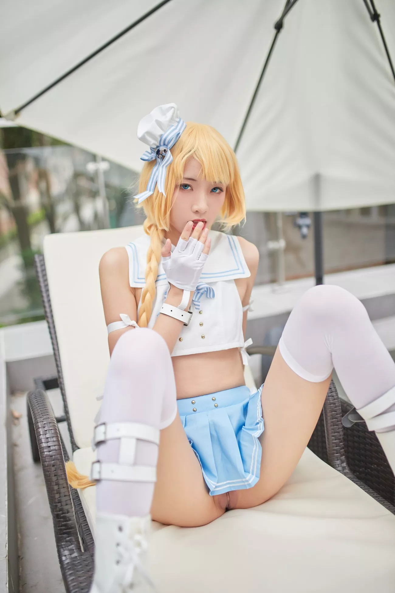 西瓜菇凉 高清写真套图 《C服岛风菇凉》