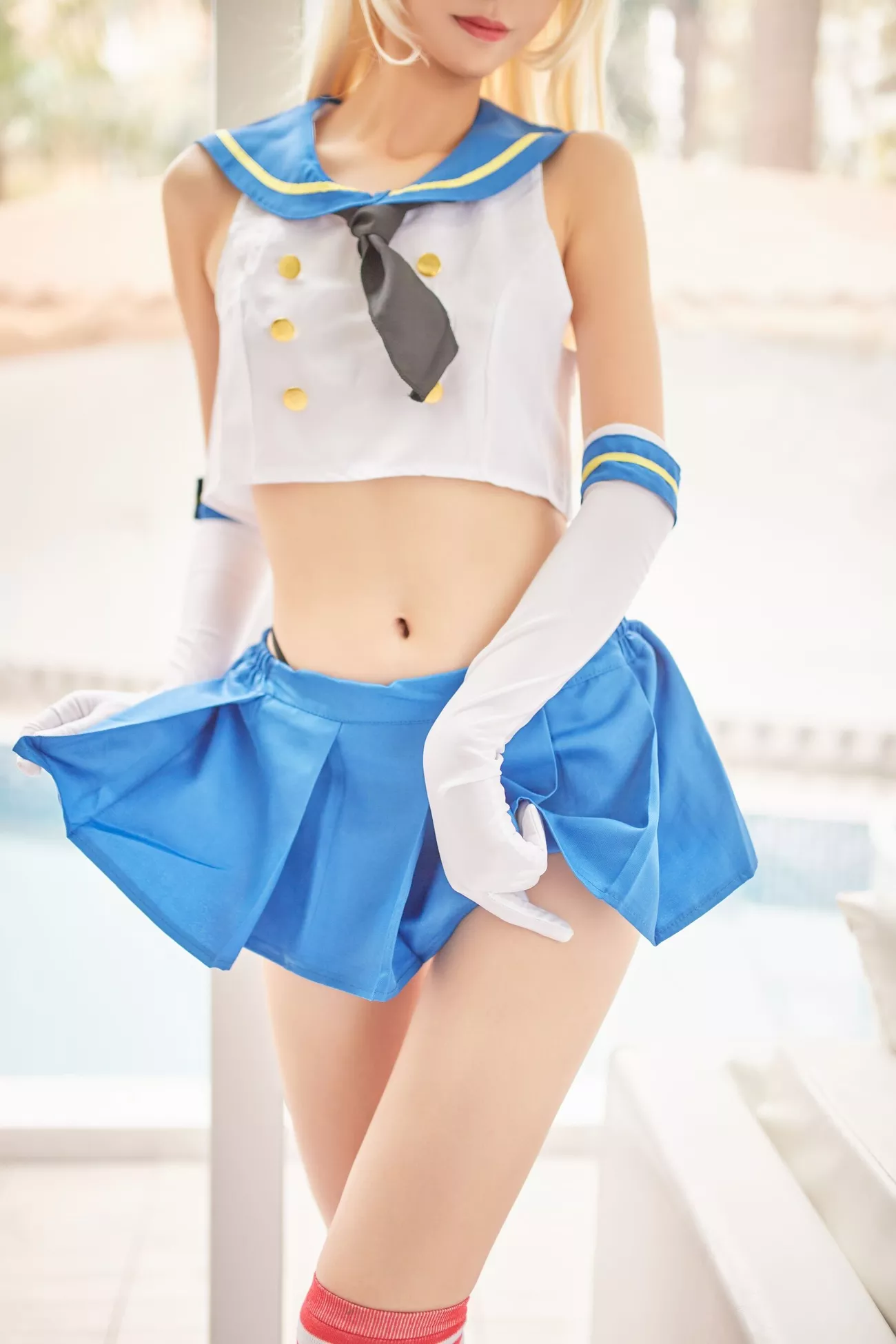 西瓜菇凉 高清写真套图 《C服岛风菇凉》