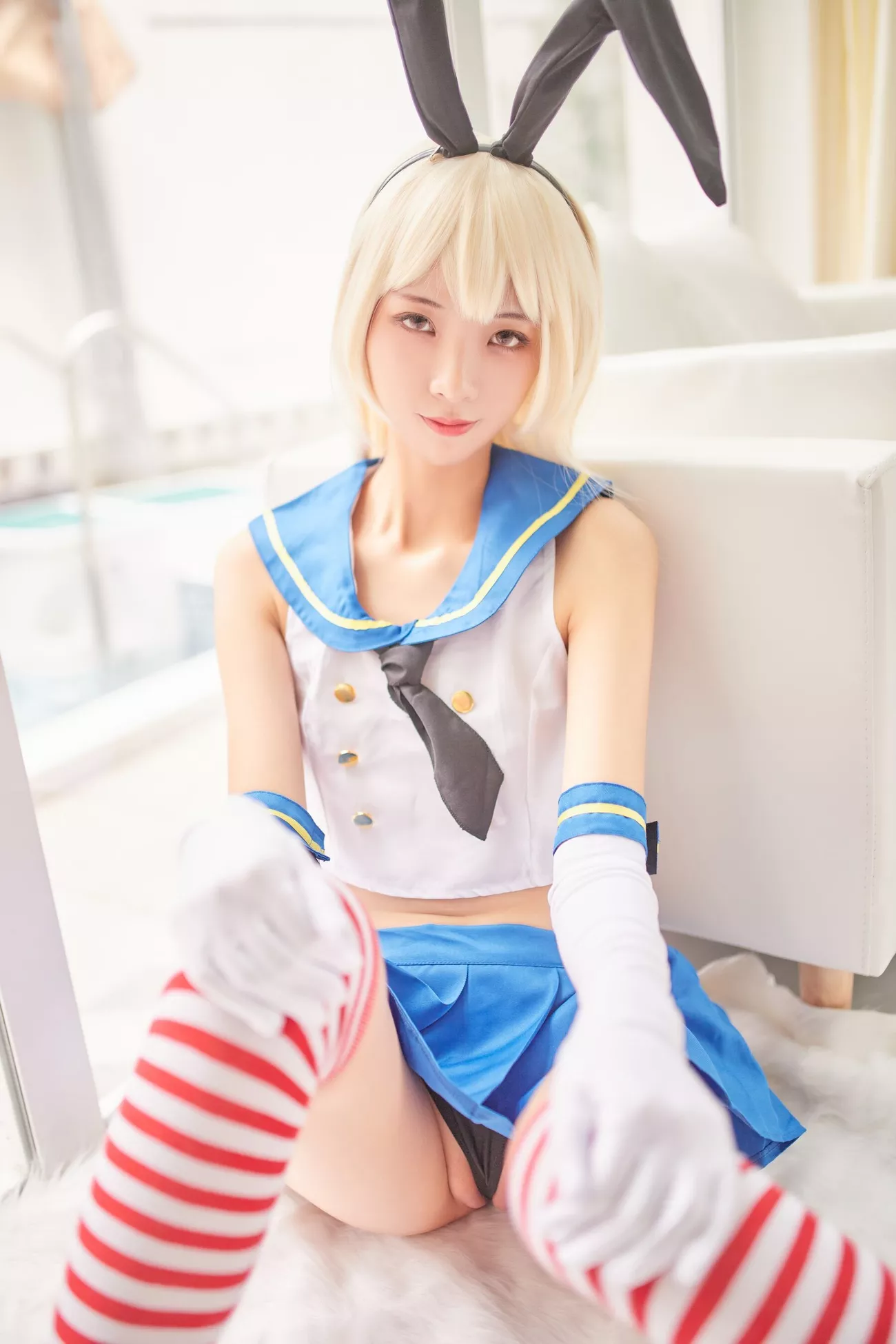 西瓜菇凉 高清写真套图 《C服岛风菇凉》
