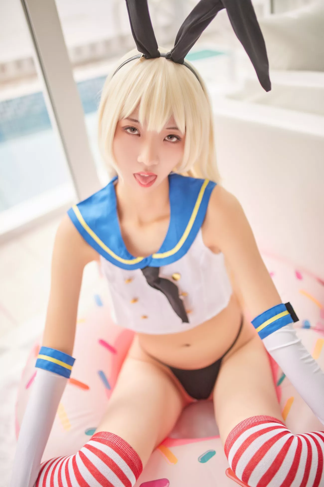 西瓜菇凉 高清写真套图 《C服岛风菇凉》