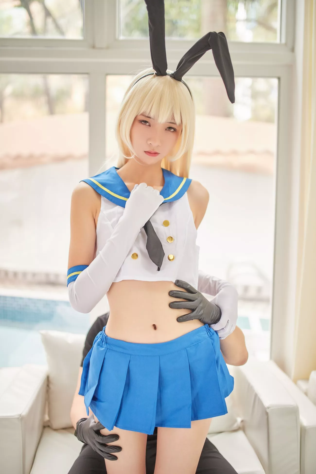 西瓜菇凉 高清写真套图 《C服岛风菇凉》