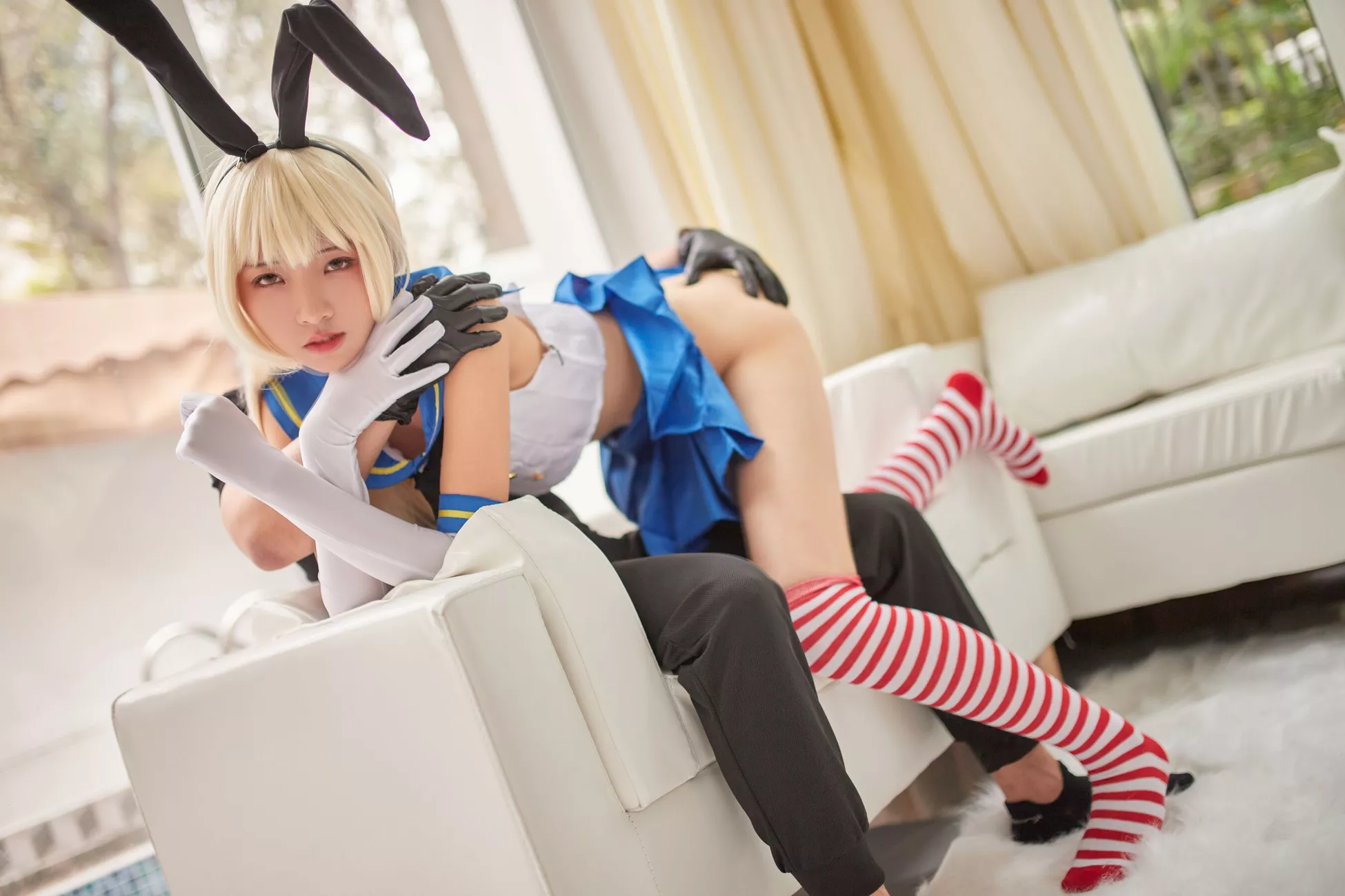 西瓜菇凉 高清写真套图 《C服岛风菇凉》