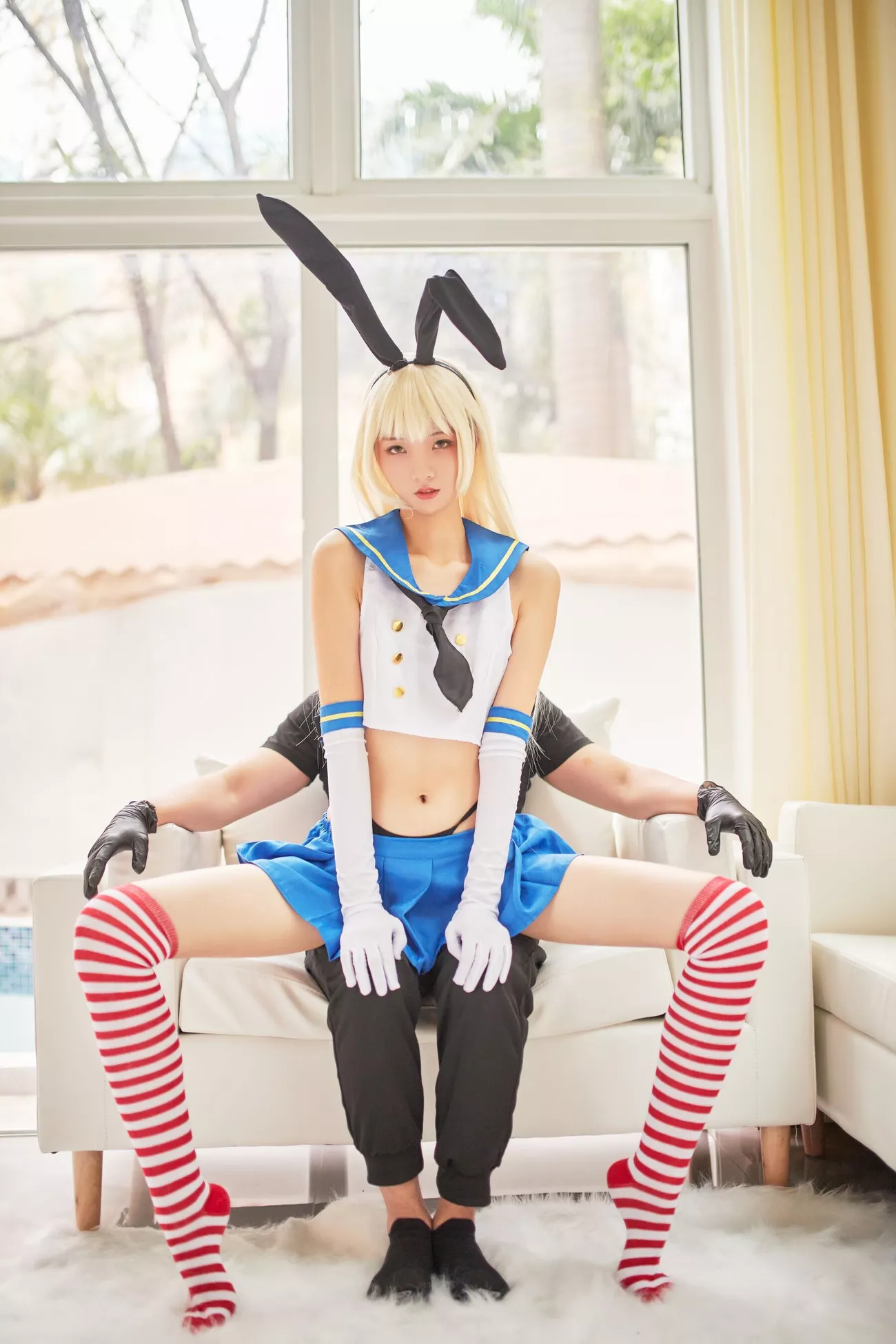 西瓜菇凉 高清写真套图 《C服岛风菇凉》