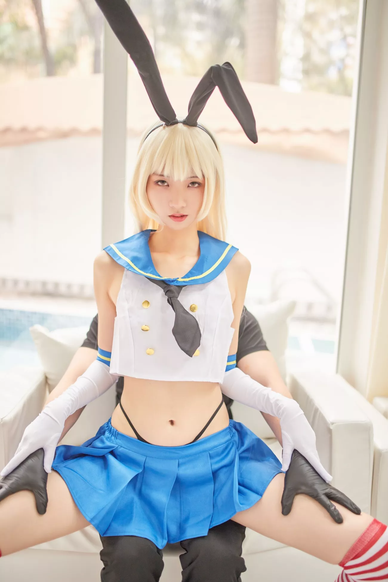 西瓜菇凉 高清写真套图 《C服岛风菇凉》