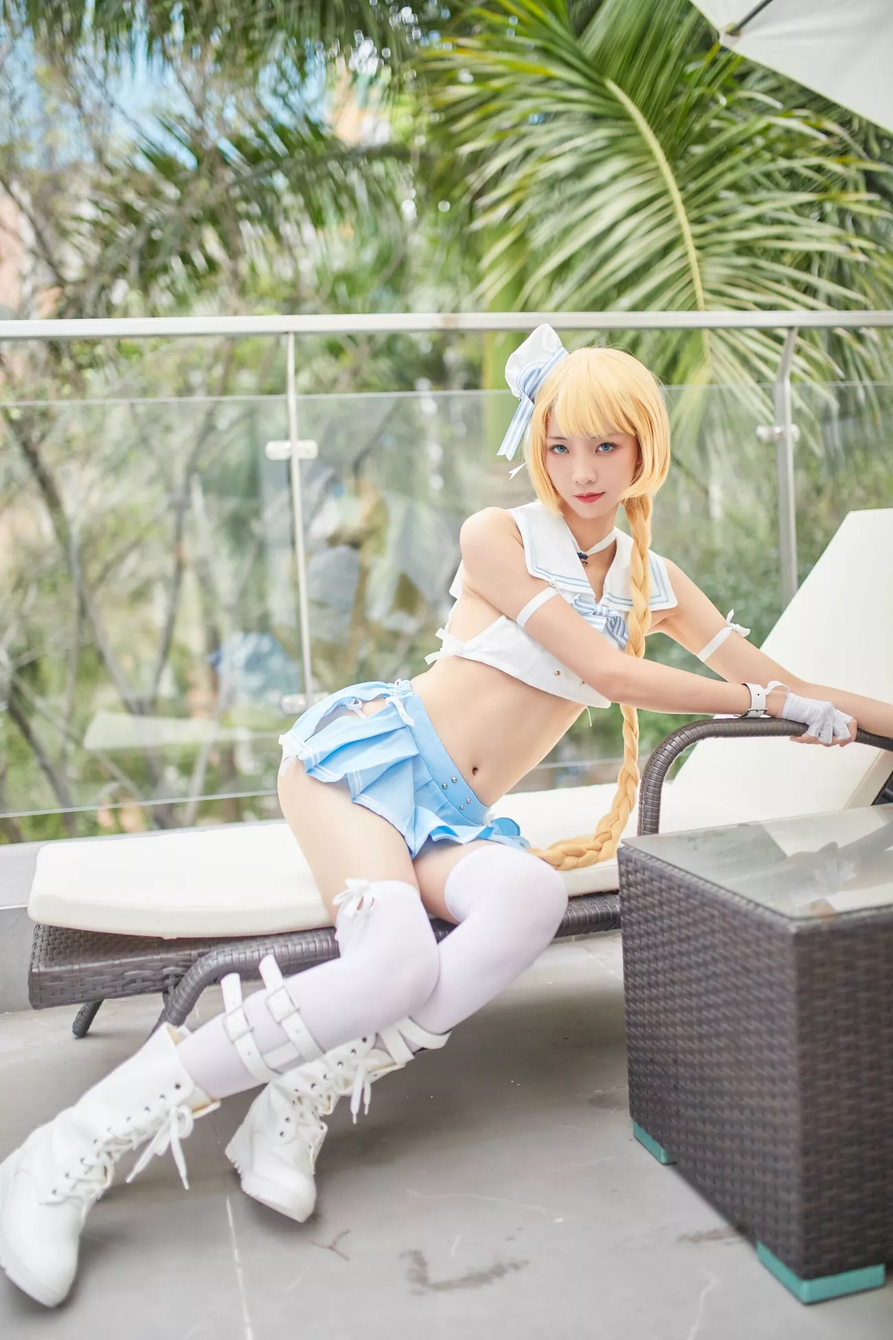 西瓜菇凉 高清写真套图 《C服岛风菇凉》