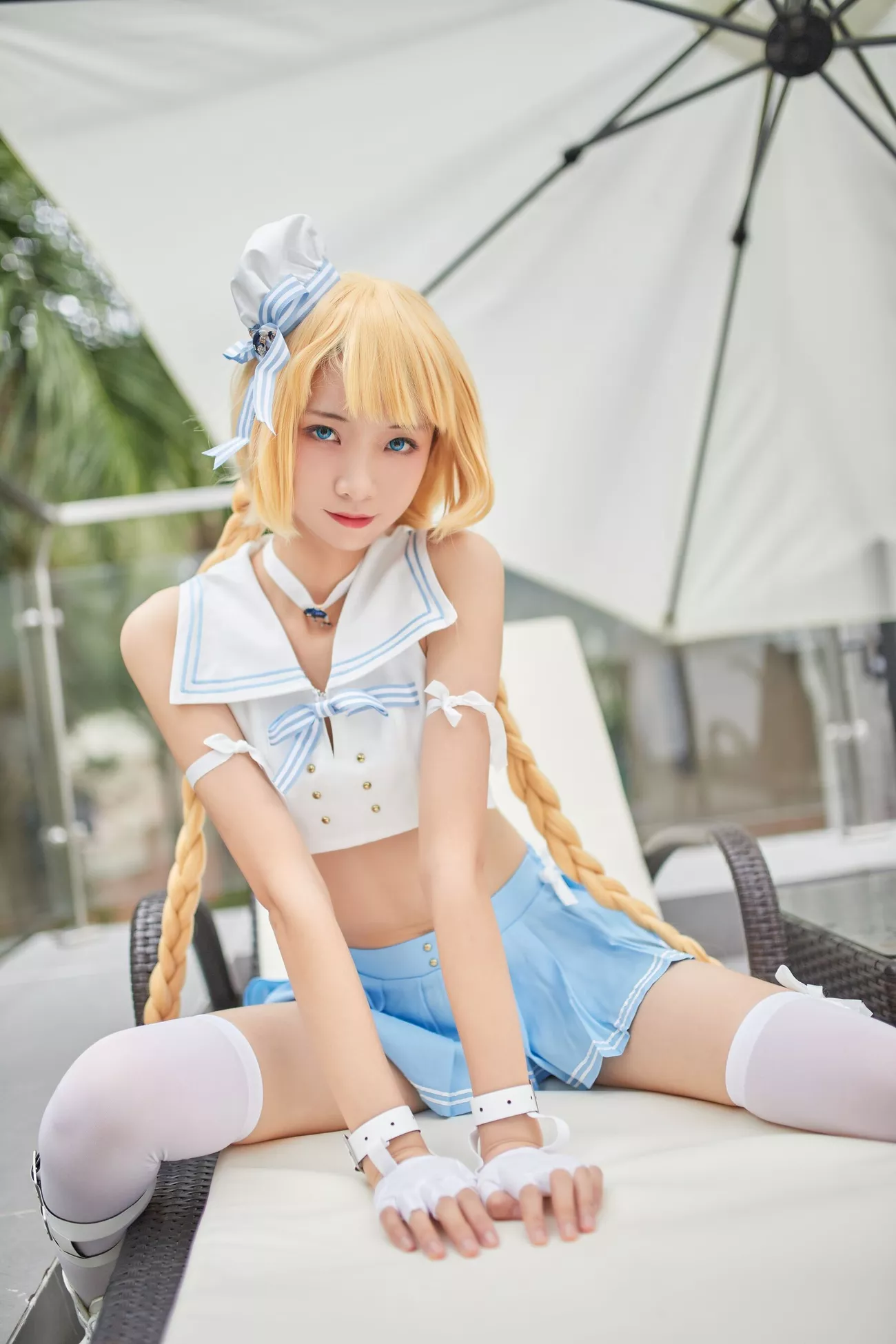 西瓜菇凉 高清写真套图 《C服岛风菇凉》