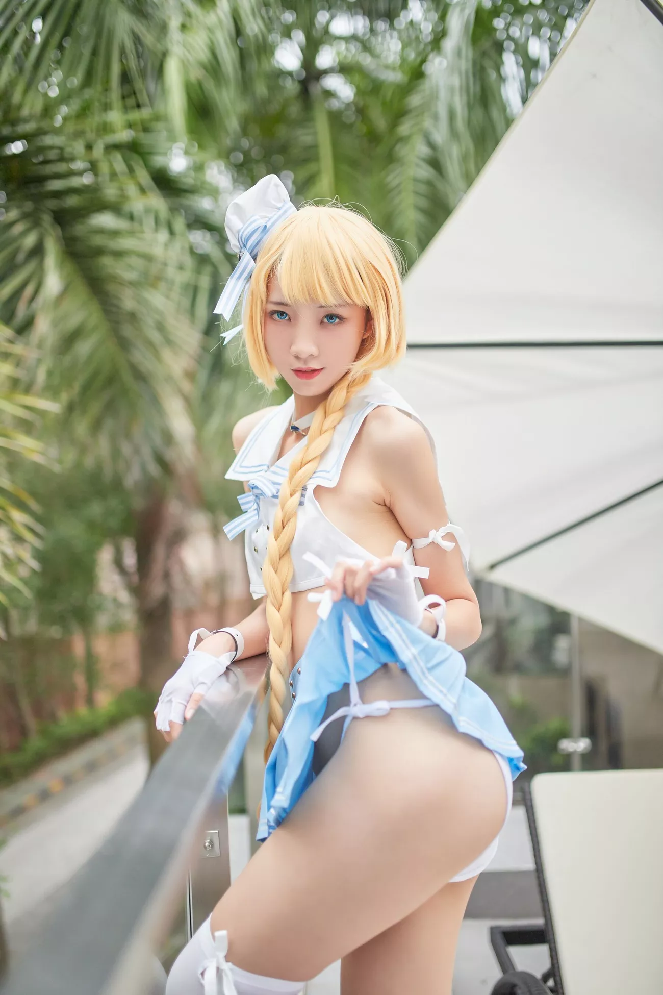 西瓜菇凉 高清写真套图 《C服岛风菇凉》