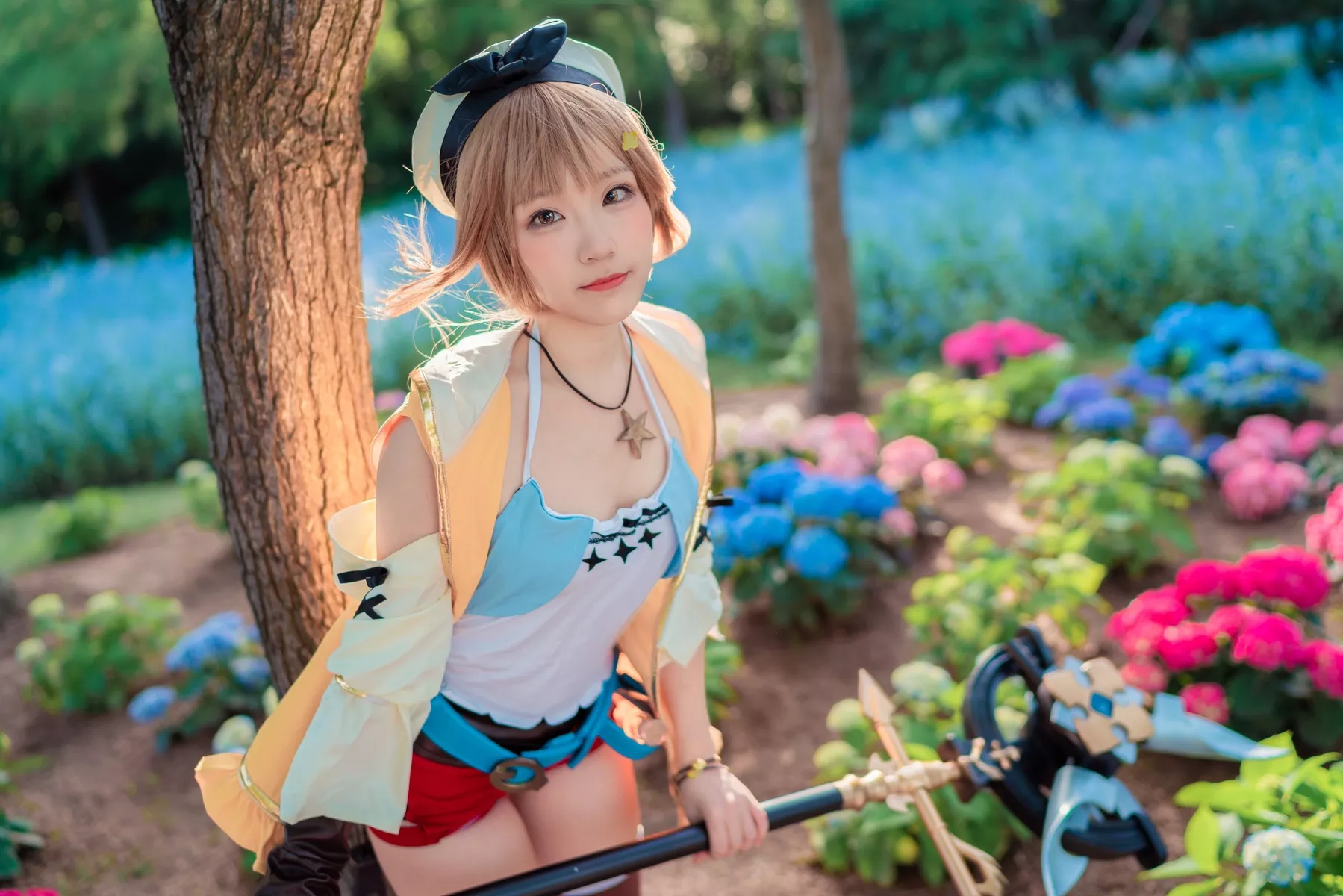 福利 Cosplay 美人 莱莎 【Mime弥美】 的�b金工房