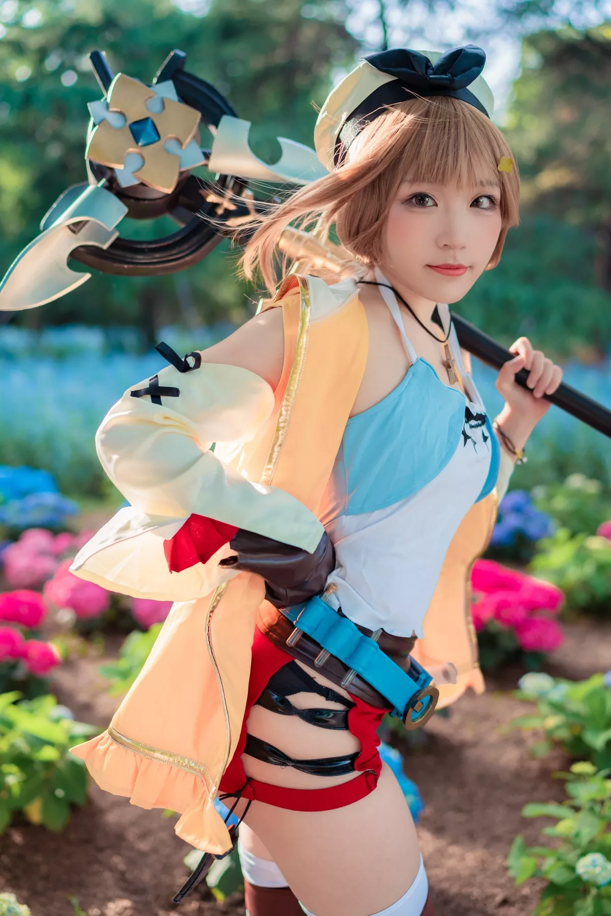 福利 Cosplay 美人 莱莎 【Mime弥美】 的�b金工房