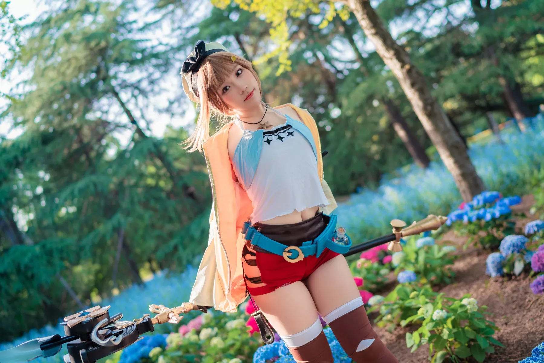 福利 Cosplay 美人 莱莎 【Mime弥美】 的�b金工房