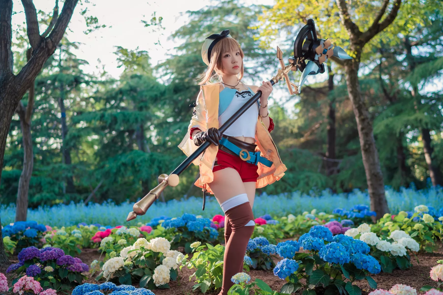 福利 Cosplay 美人 莱莎 【Mime弥美】 的�b金工房