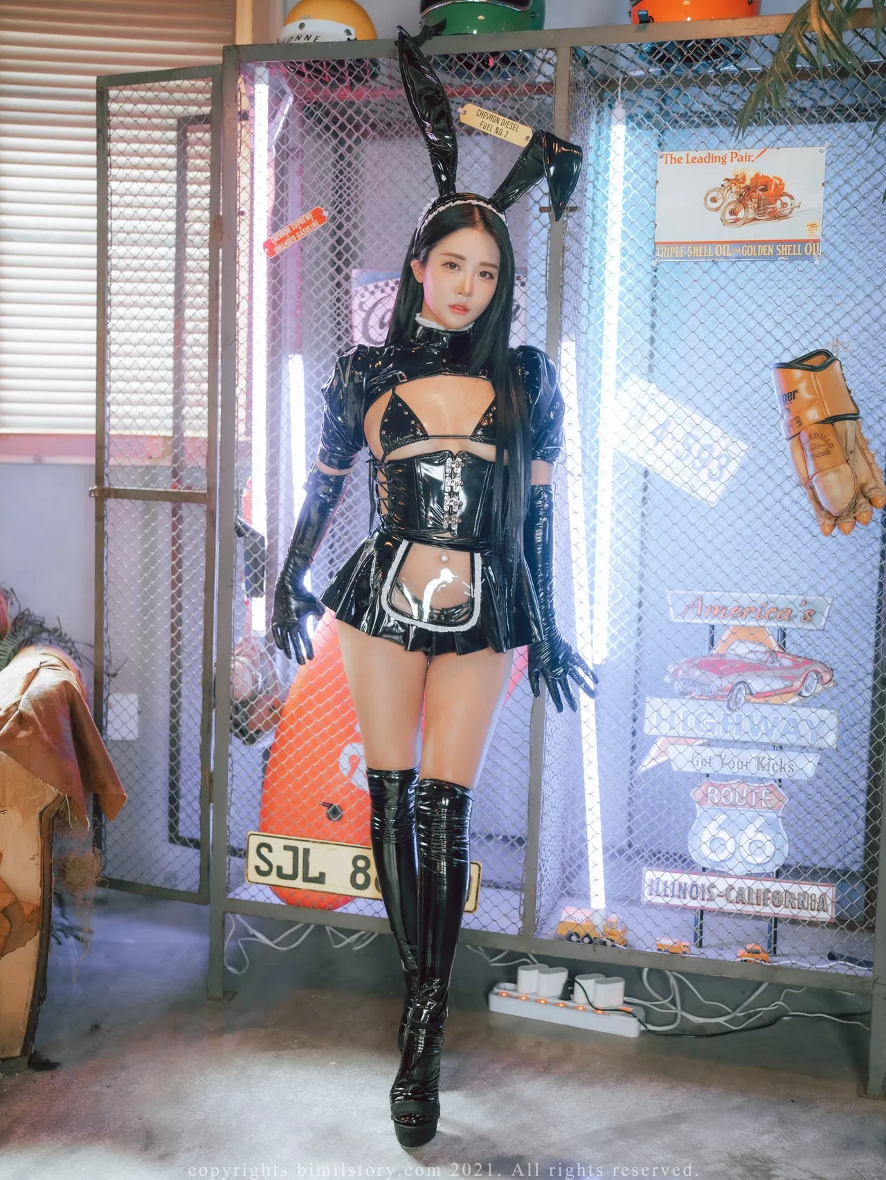 【Bimilstory Jeong 棒子 波咪韵事】 Vol.7 Dark 写真 丽人 maid 全集修正 Bomi