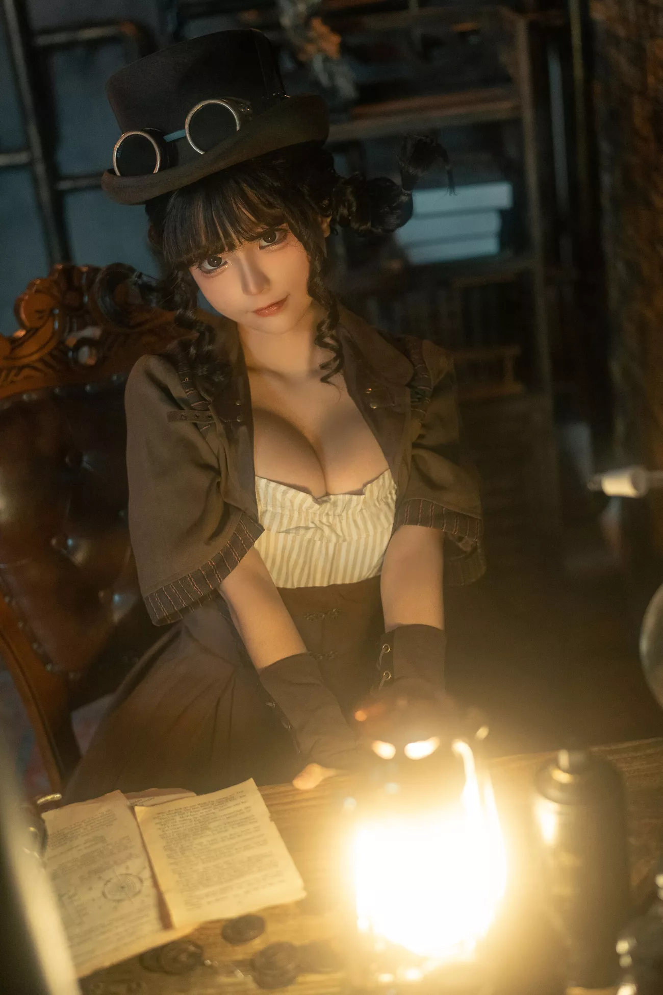 蠢沫沫 《蒸汽少女》 超清写真美图
