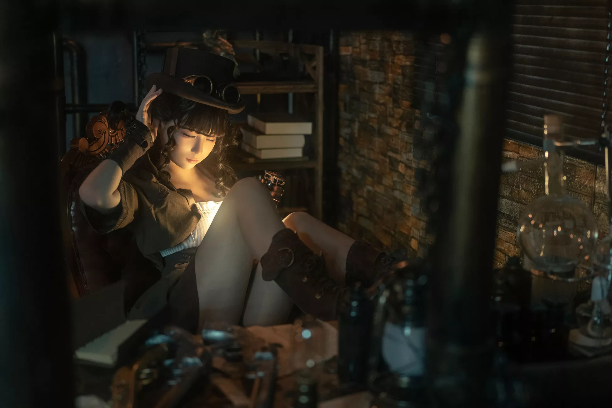蠢沫沫 《蒸汽少女》 超清写真美图
