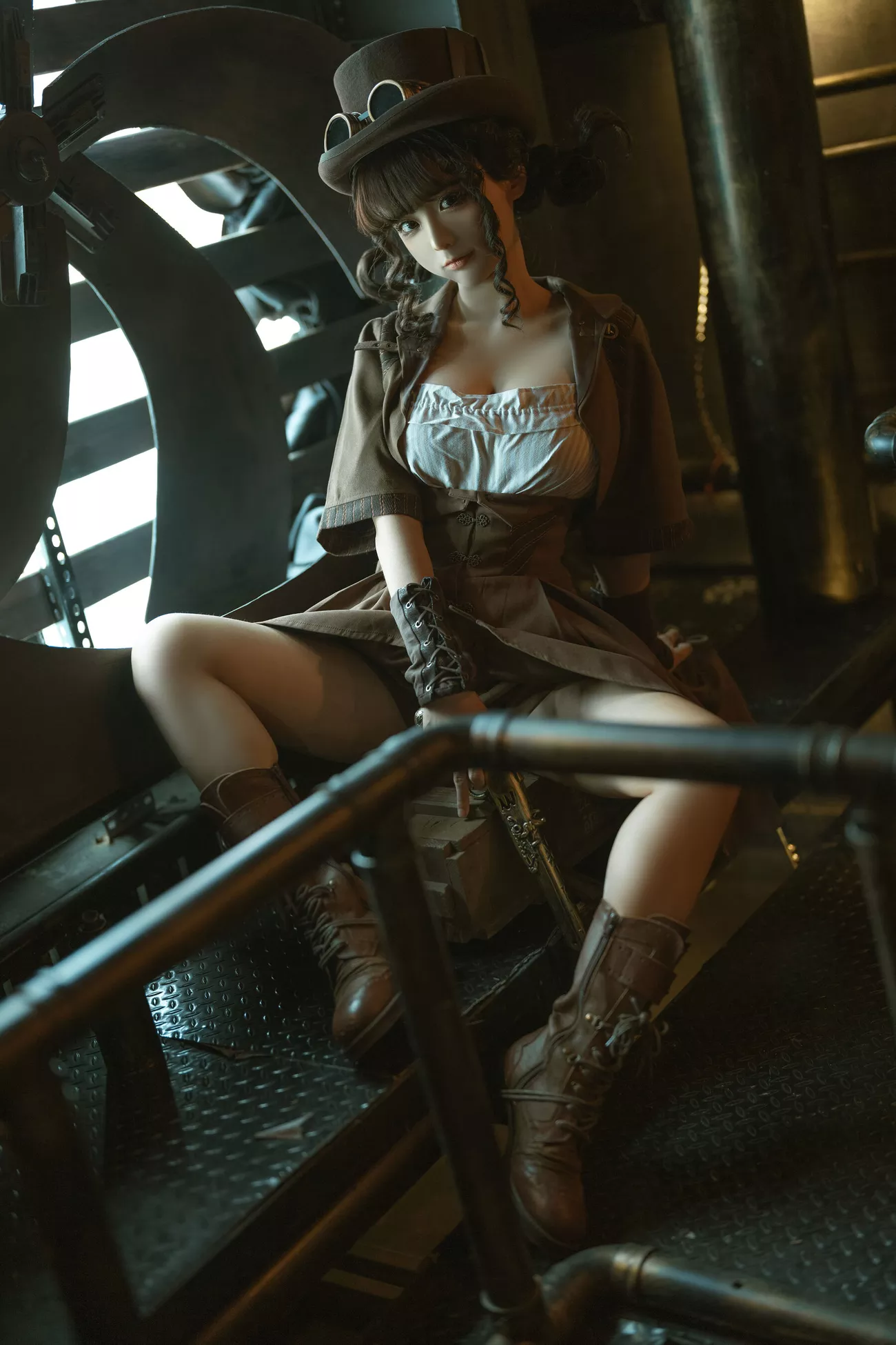 蠢沫沫 《蒸汽少女》 超清写真美图