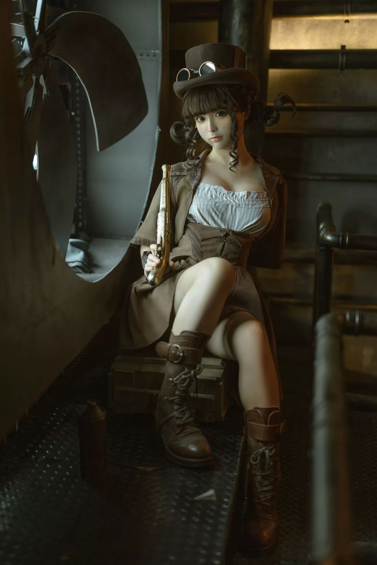 蠢沫沫 《蒸汽少女》 超清写真美图