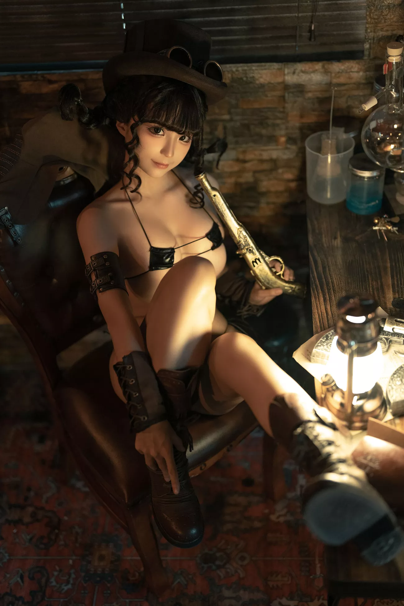 蠢沫沫 《蒸汽少女》 超清写真美图