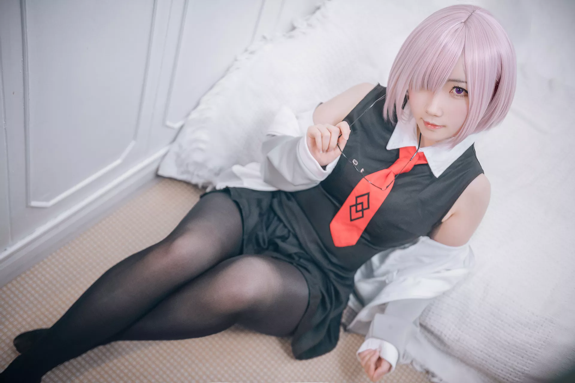 Shielder Cosplay Mash 丽人 【是本末末】 ONE Kyrielight 玛修 福利