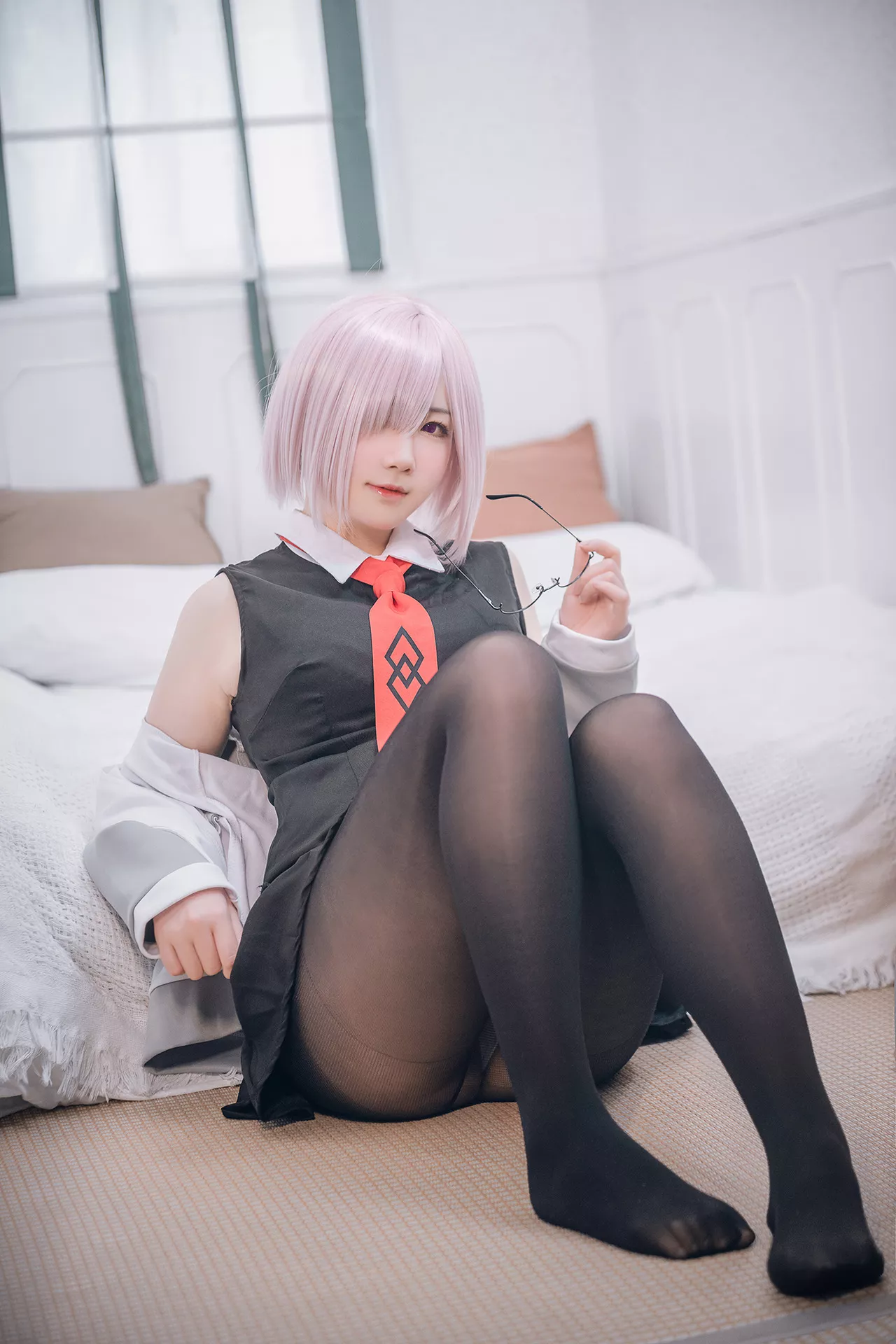 Shielder Cosplay Mash 丽人 【是本末末】 ONE Kyrielight 玛修 福利