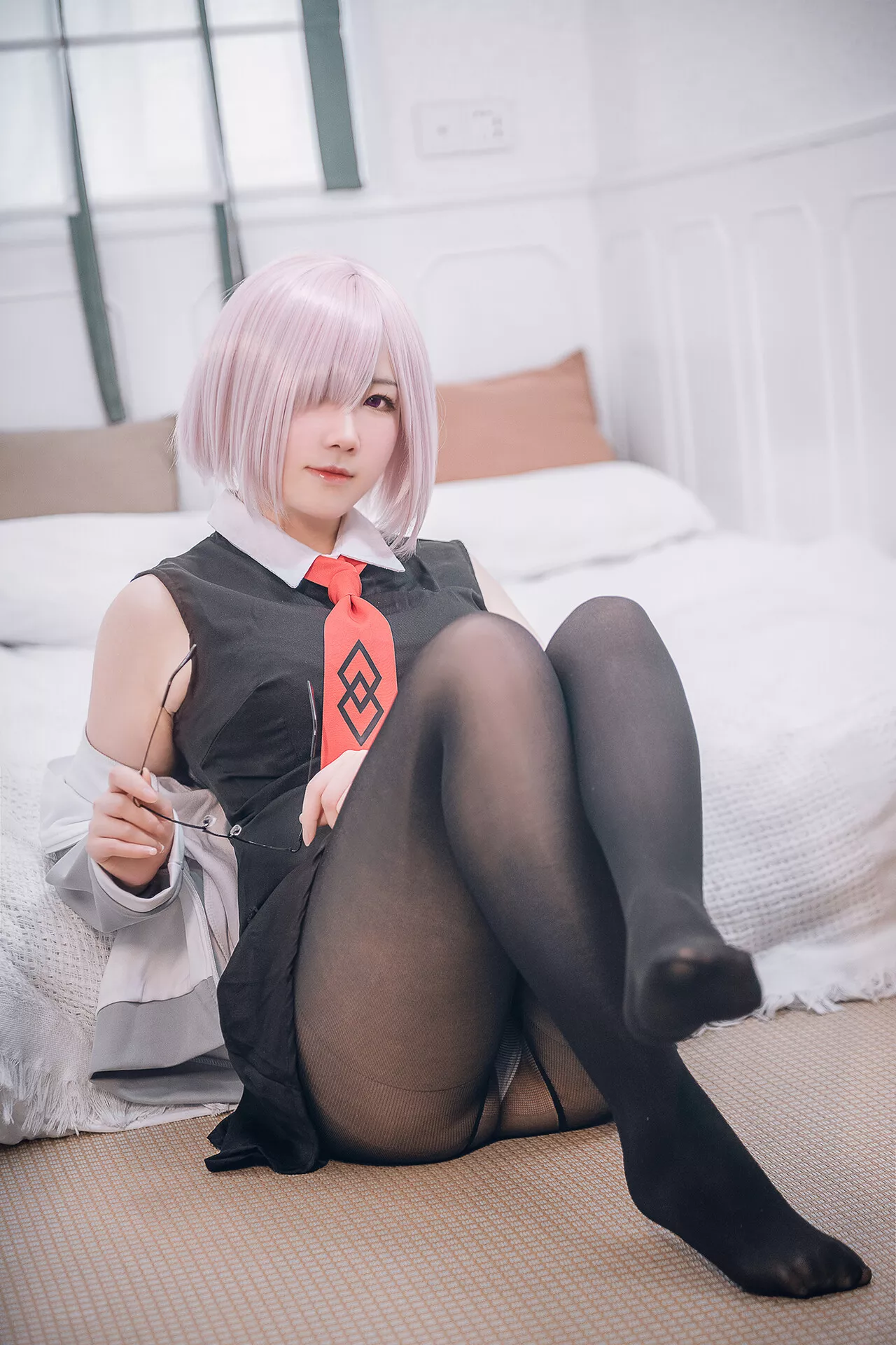 Shielder Cosplay Mash 丽人 【是本末末】 ONE Kyrielight 玛修 福利