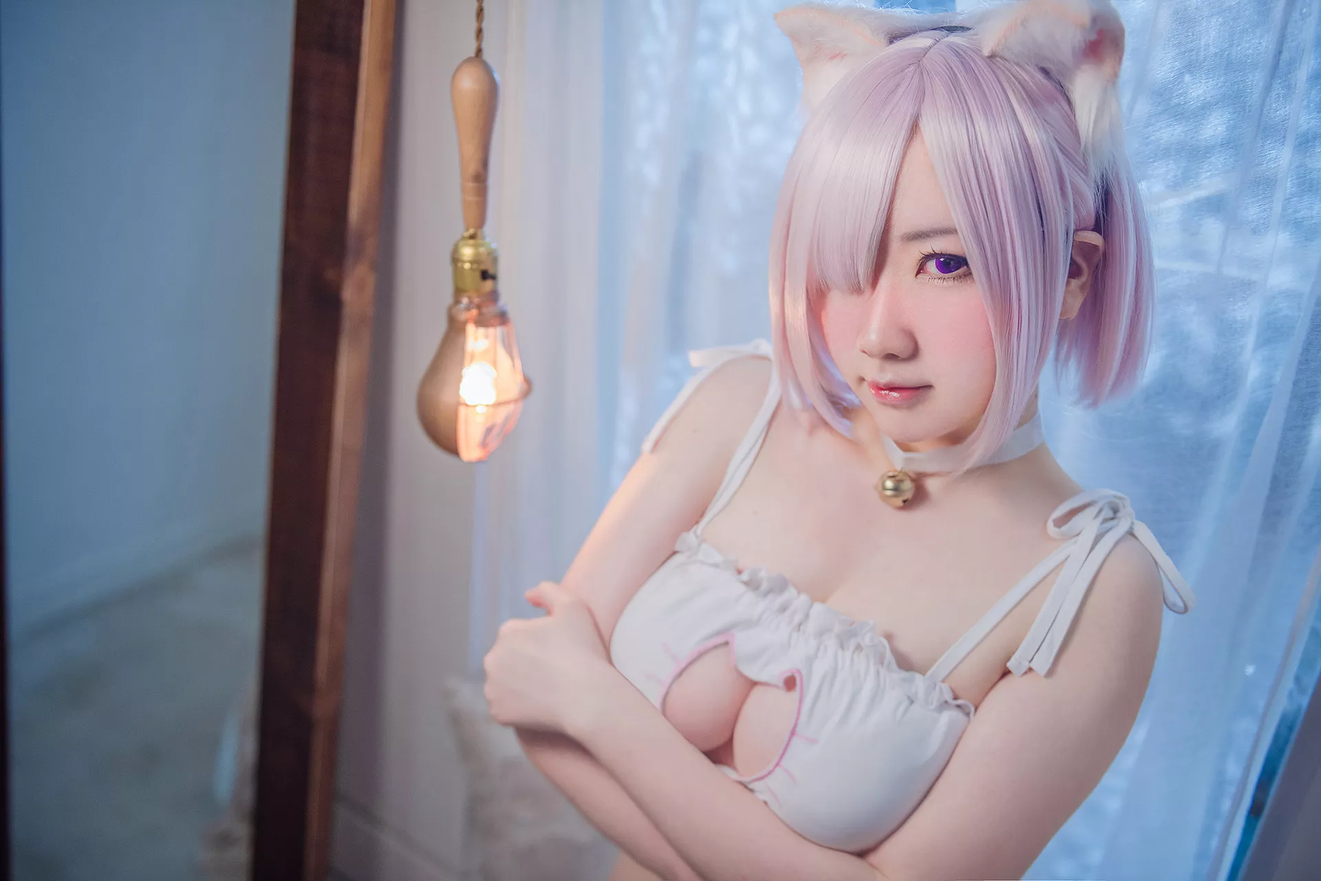 Shielder Cosplay Mash 丽人 【是本末末】 ONE Kyrielight 玛修 福利