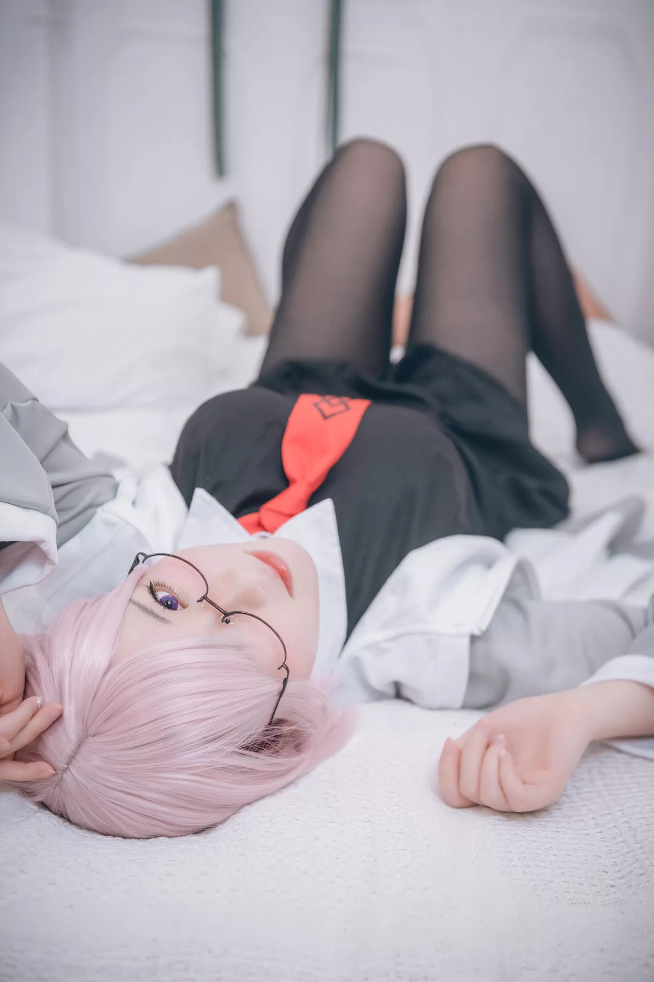 Shielder Cosplay Mash 丽人 【是本末末】 ONE Kyrielight 玛修 福利