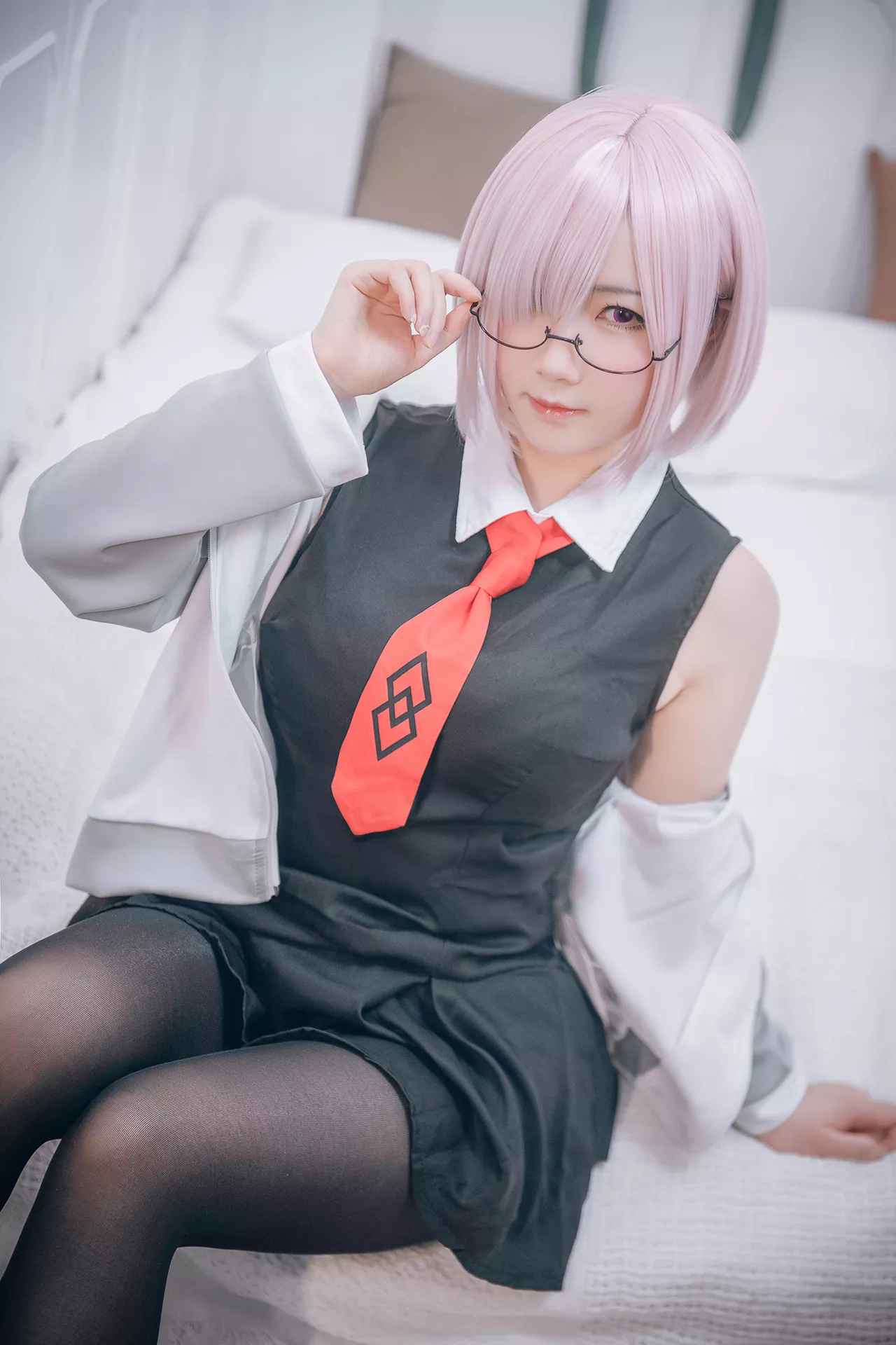 Shielder Cosplay Mash 丽人 【是本末末】 ONE Kyrielight 玛修 福利