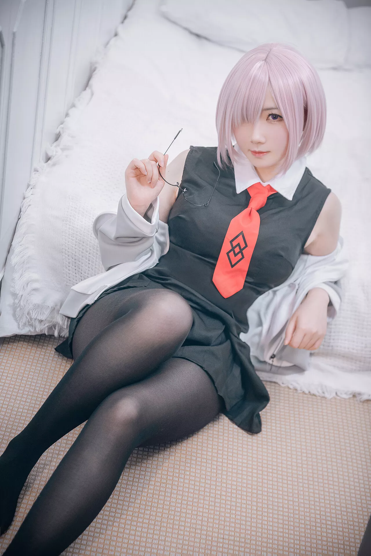 Shielder Cosplay Mash 丽人 【是本末末】 ONE Kyrielight 玛修 福利