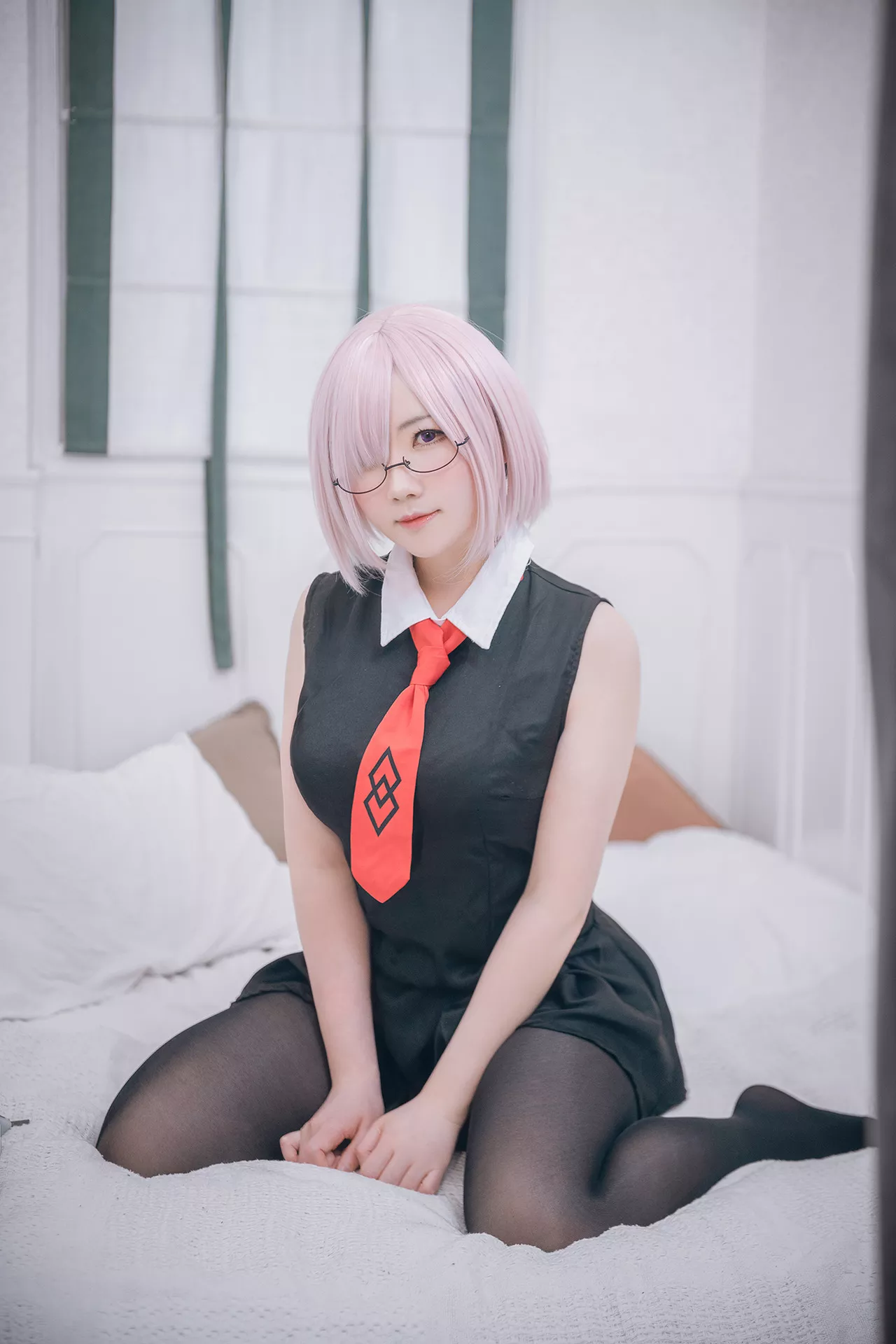 Shielder Cosplay Mash 丽人 【是本末末】 ONE Kyrielight 玛修 福利