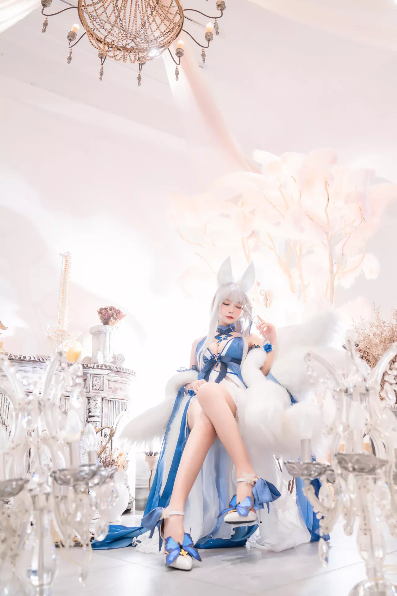 葵葵】 美人 Cosplay No 福报 【Momo ko Shina 信浓礼服
