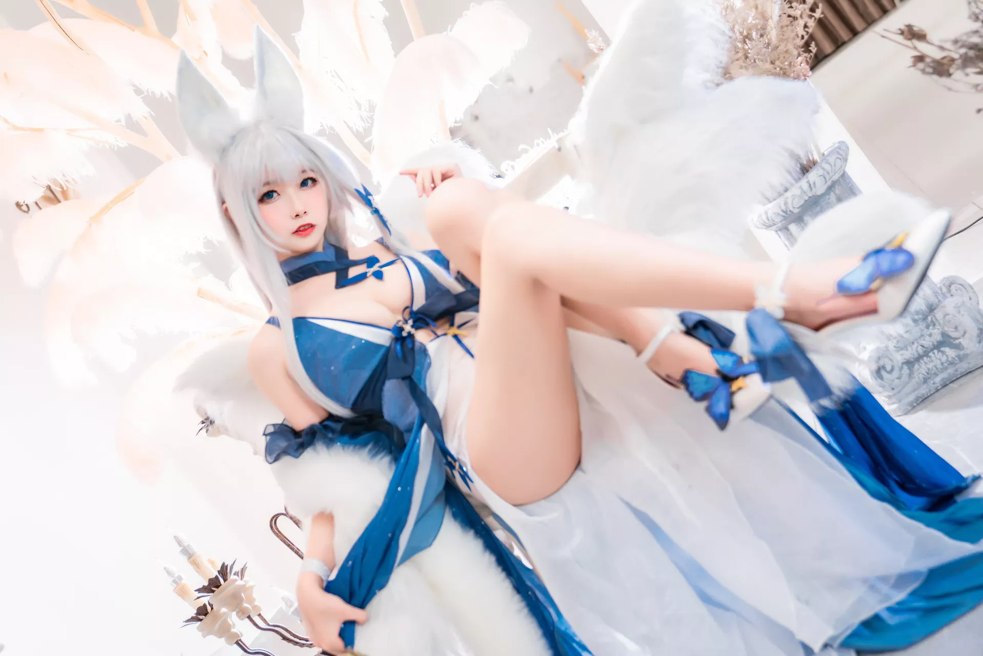 葵葵】 美人 Cosplay No 福报 【Momo ko Shina 信浓礼服