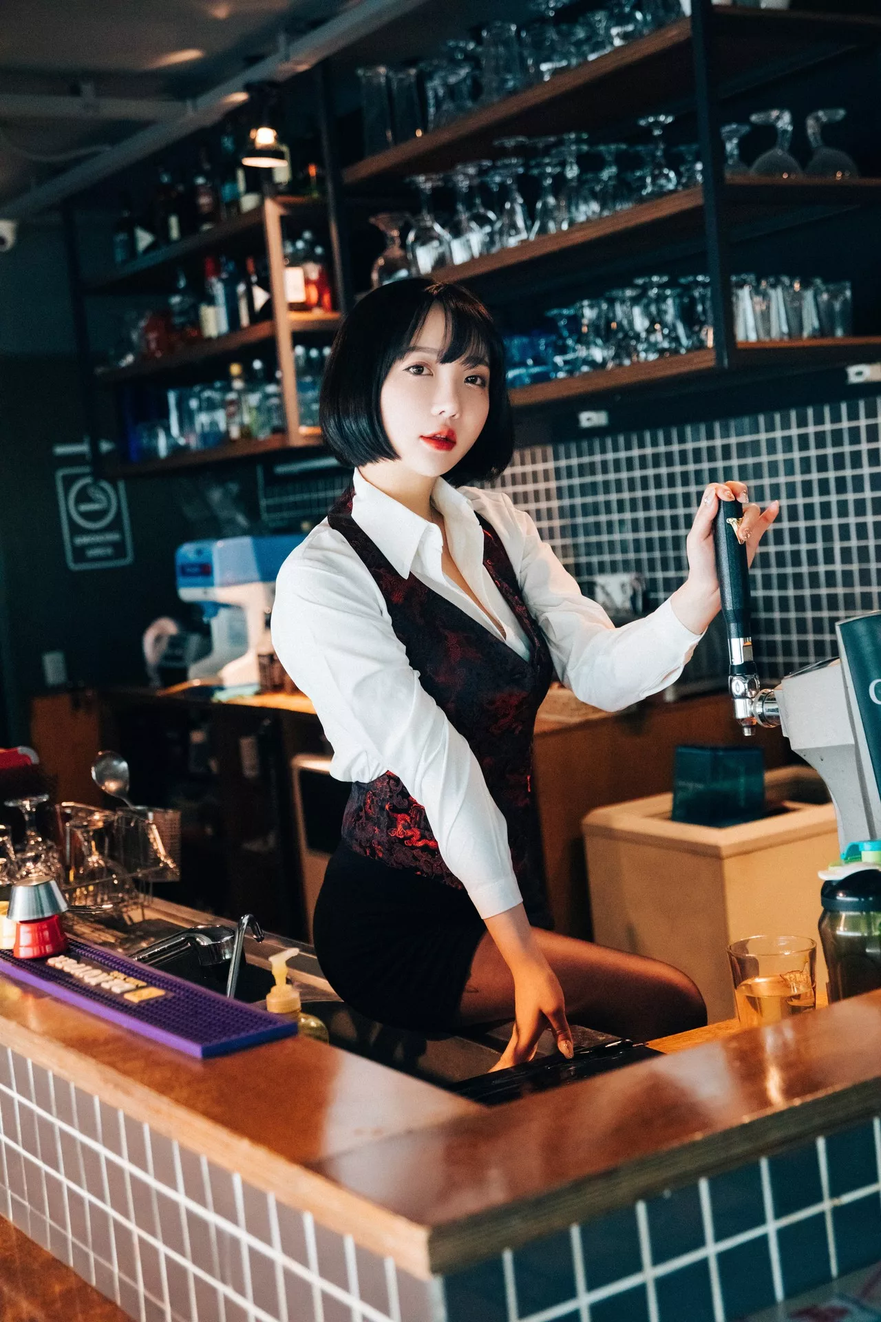 写真】 写真 Son 美女 淫惰少女 全集修正 南韩 Bar Tainted Yeeun【Loozy 美女 Love 南韩