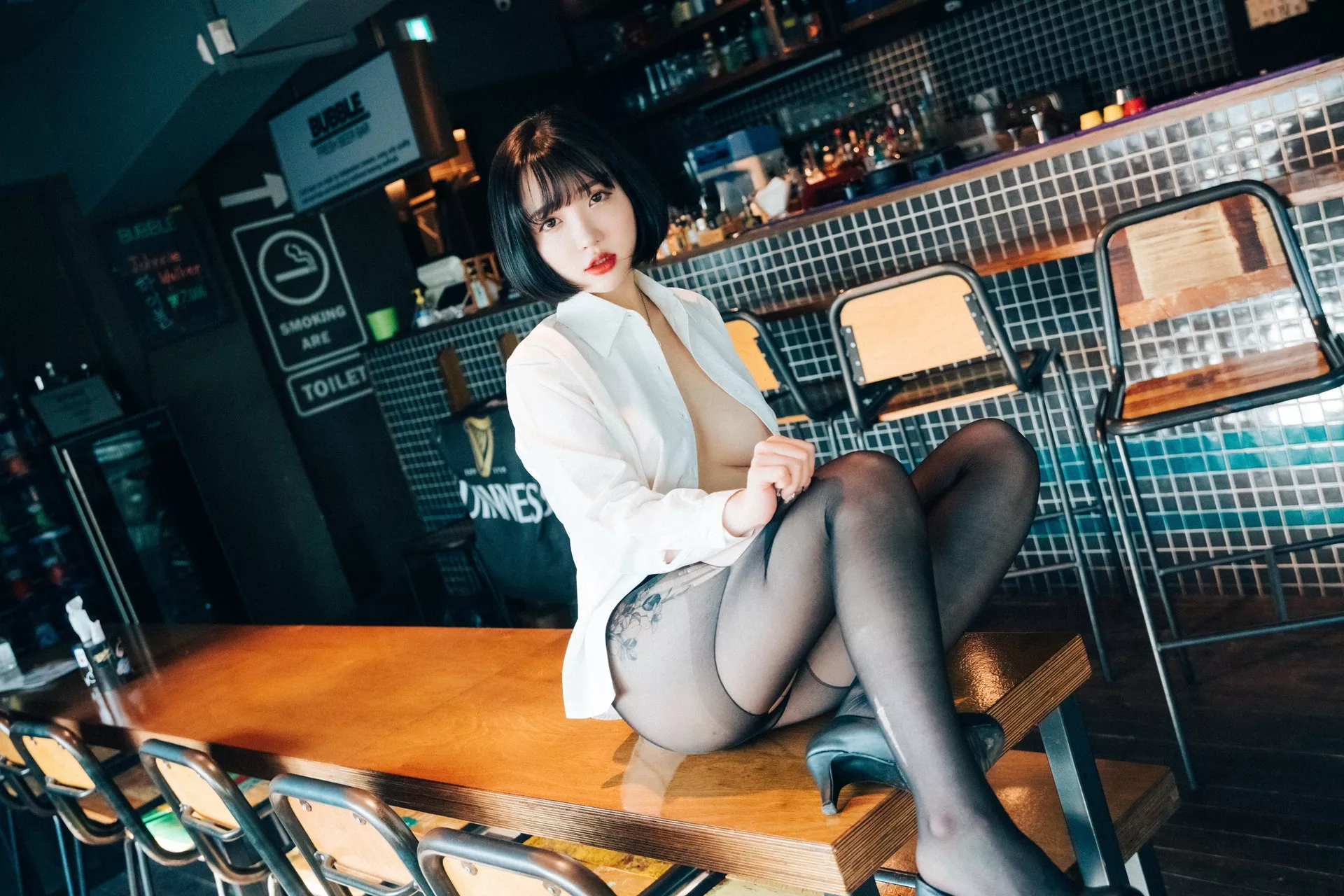 写真】 写真 Son 美女 淫惰少女 全集修正 南韩 Bar Tainted Yeeun【Loozy 美女 Love 南韩