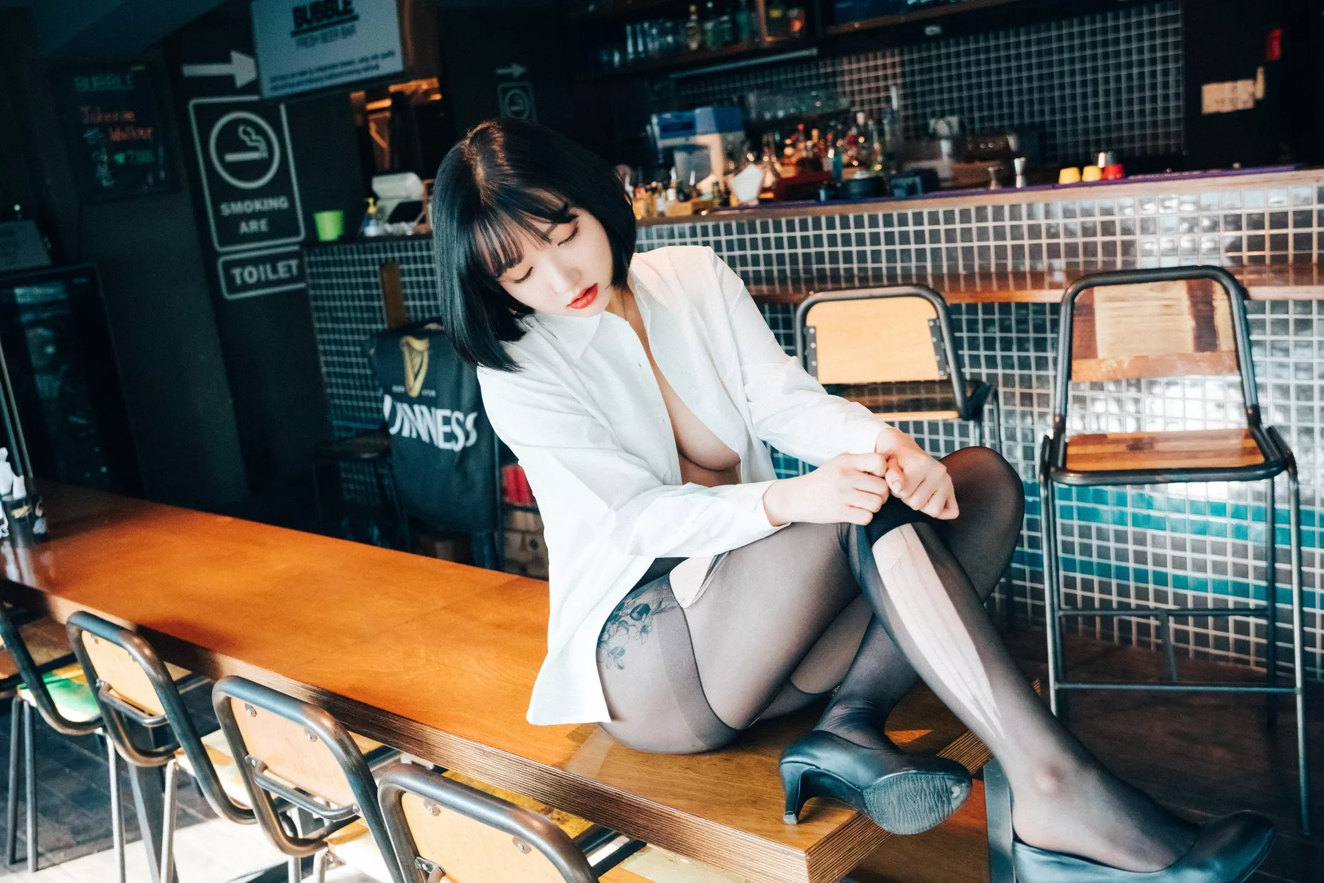 写真】 写真 Son 美女 淫惰少女 全集修正 南韩 Bar Tainted Yeeun【Loozy 美女 Love 南韩