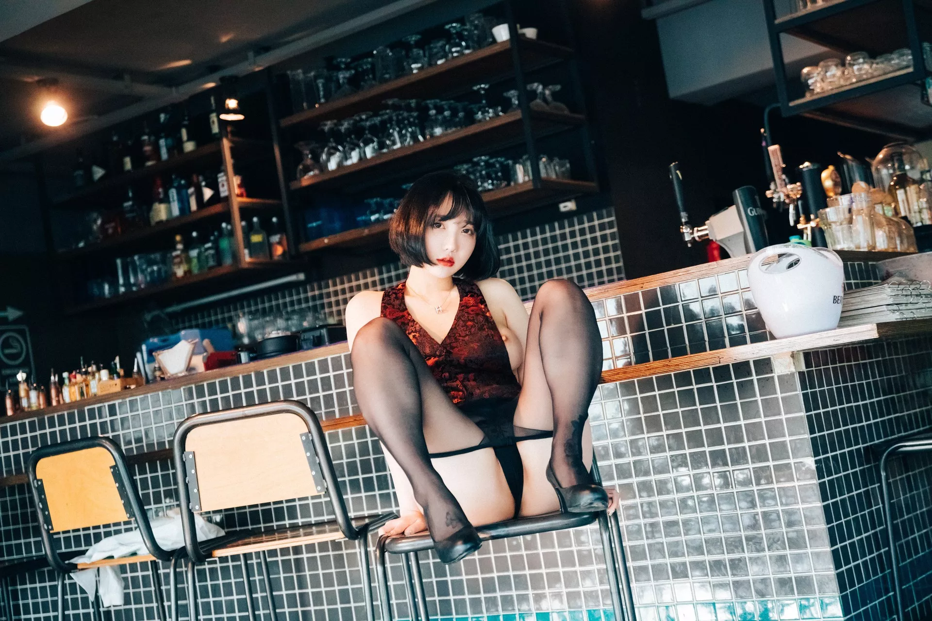 写真】 写真 Son 美女 淫惰少女 全集修正 南韩 Bar Tainted Yeeun【Loozy 美女 Love 南韩