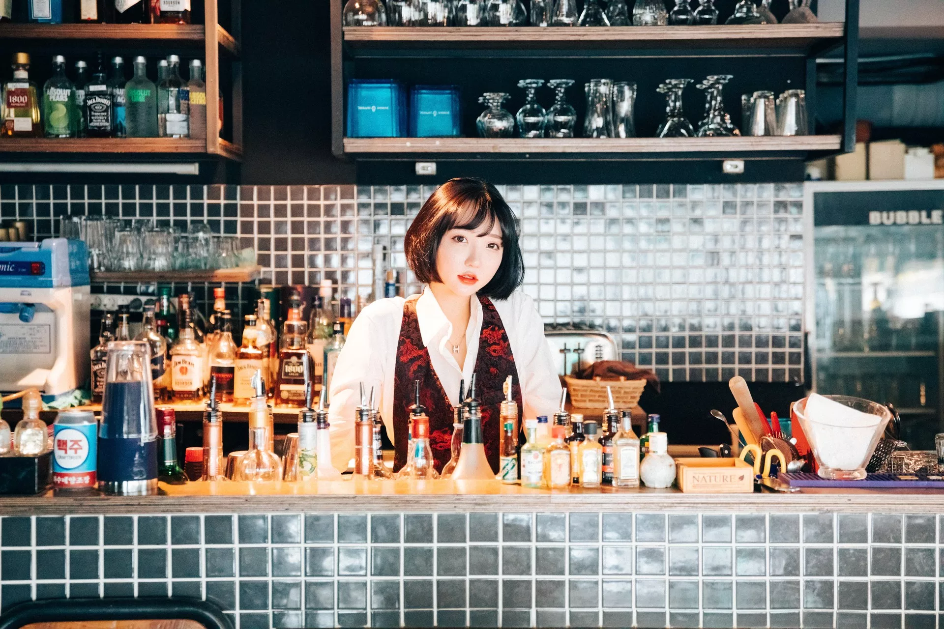 写真】 写真 Son 美女 淫惰少女 全集修正 南韩 Bar Tainted Yeeun【Loozy 美女 Love 南韩