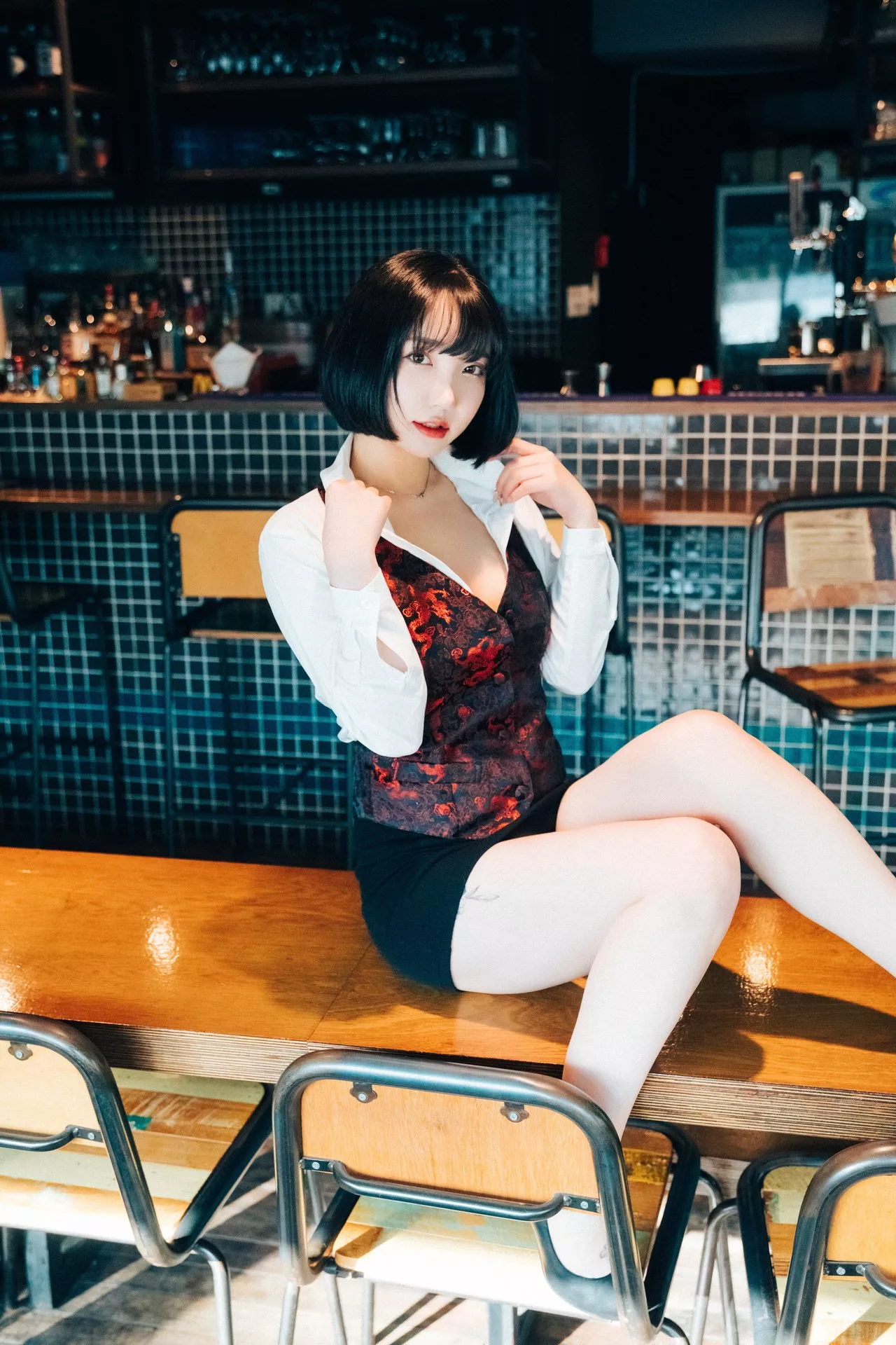 写真】 写真 Son 美女 淫惰少女 全集修正 南韩 Bar Tainted Yeeun【Loozy 美女 Love 南韩