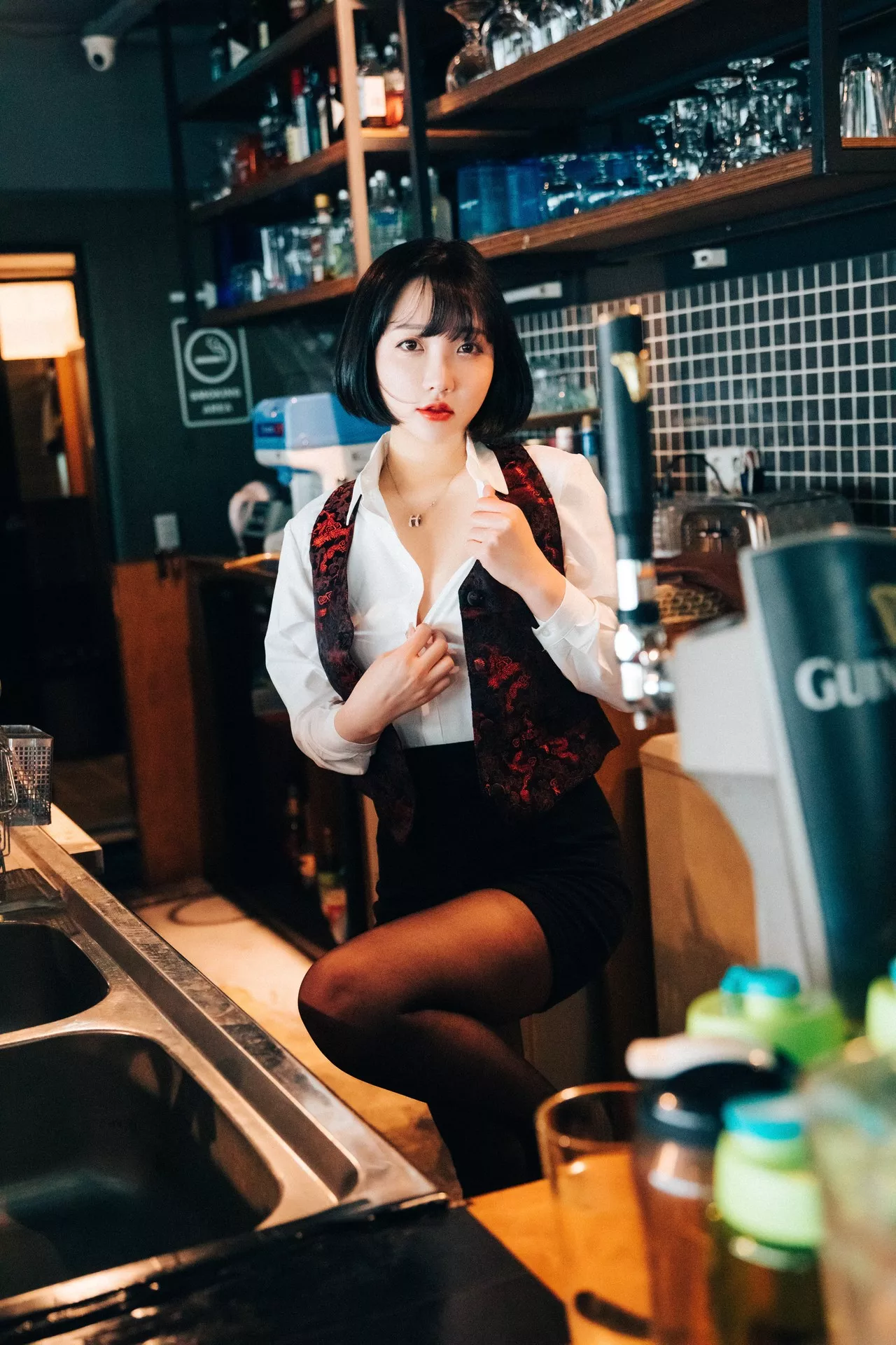 写真】 写真 Son 美女 淫惰少女 全集修正 南韩 Bar Tainted Yeeun【Loozy 美女 Love 南韩