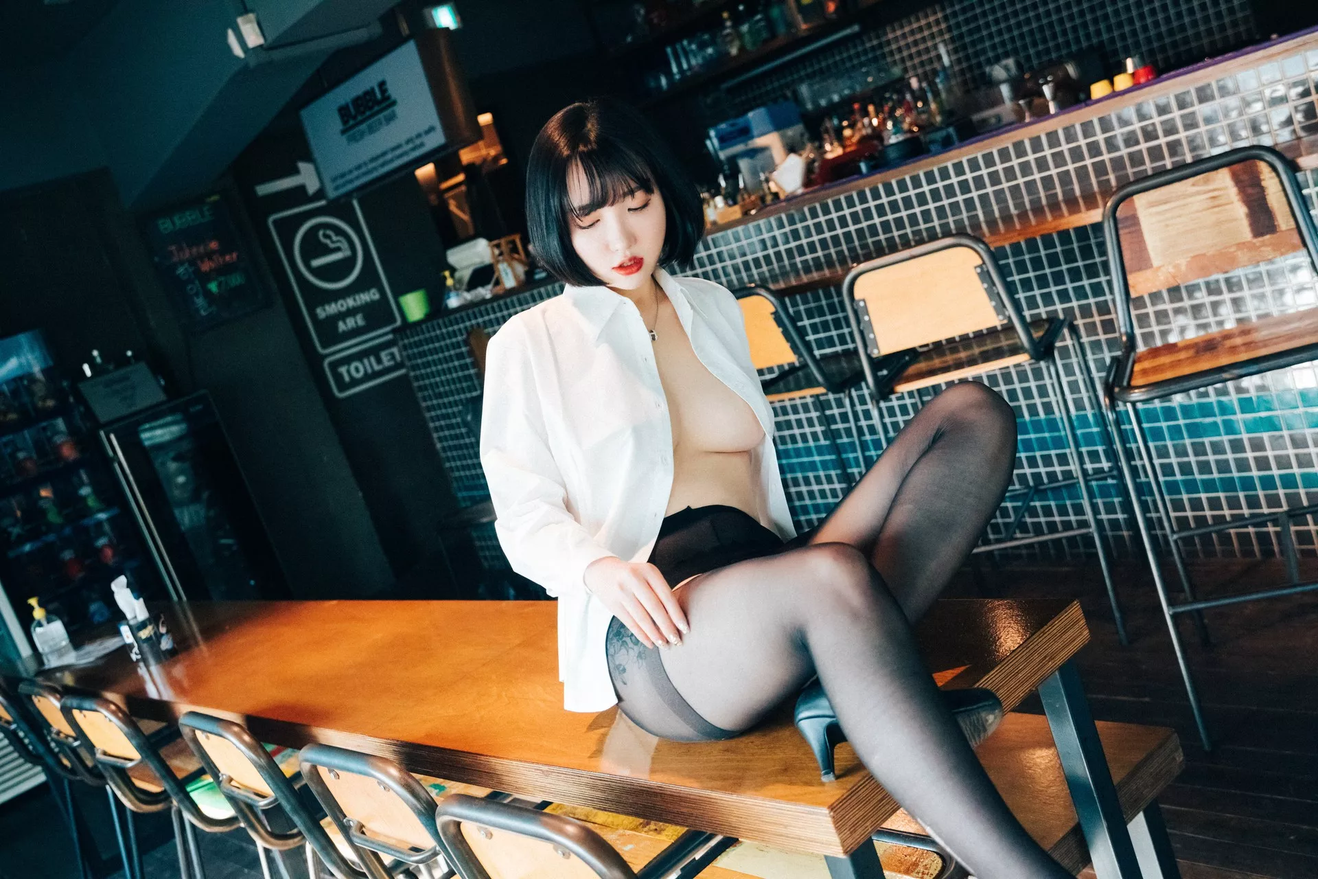 写真】 写真 Son 美女 淫惰少女 全集修正 南韩 Bar Tainted Yeeun【Loozy 美女 Love 南韩