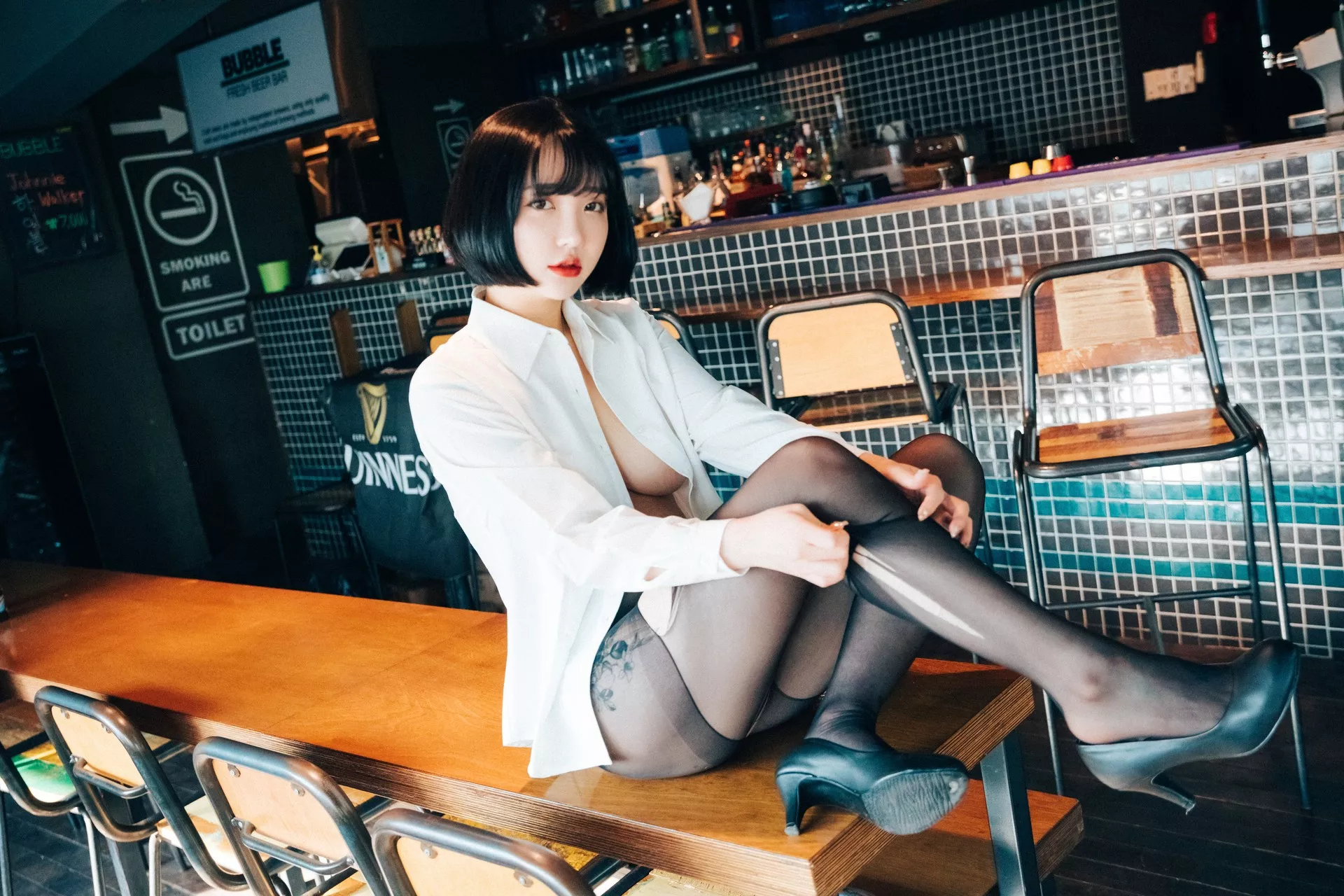 写真】 写真 Son 美女 淫惰少女 全集修正 南韩 Bar Tainted Yeeun【Loozy 美女 Love 南韩